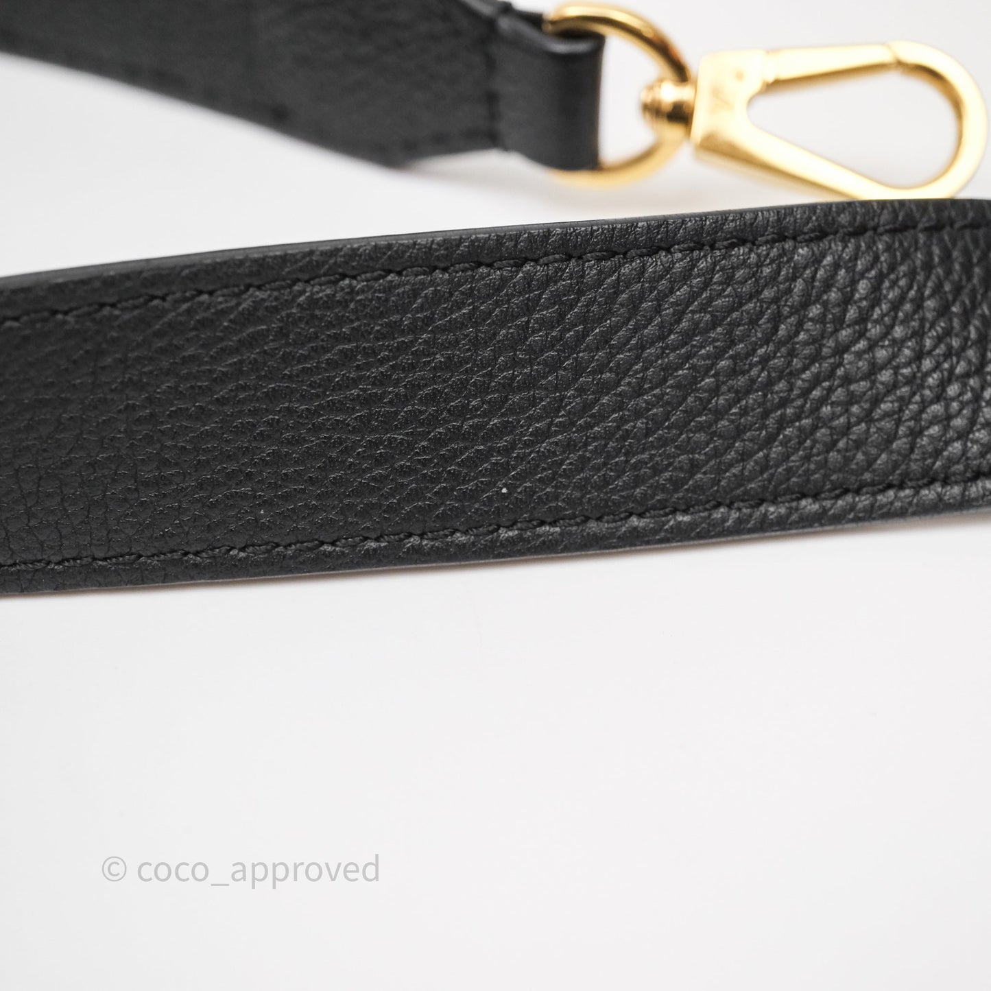 Louis Vuitton Lock & Go Tote Bag Black Calfskin Gold Hardware