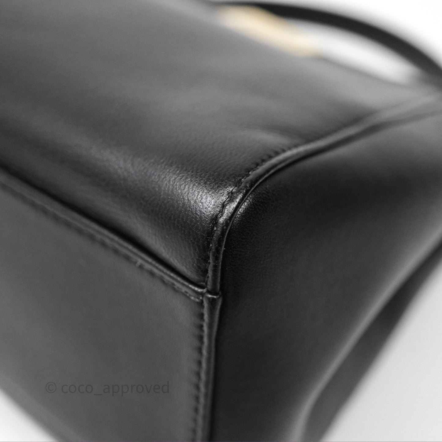 Fendi Nappa Mini Peekaboo Bag Black
