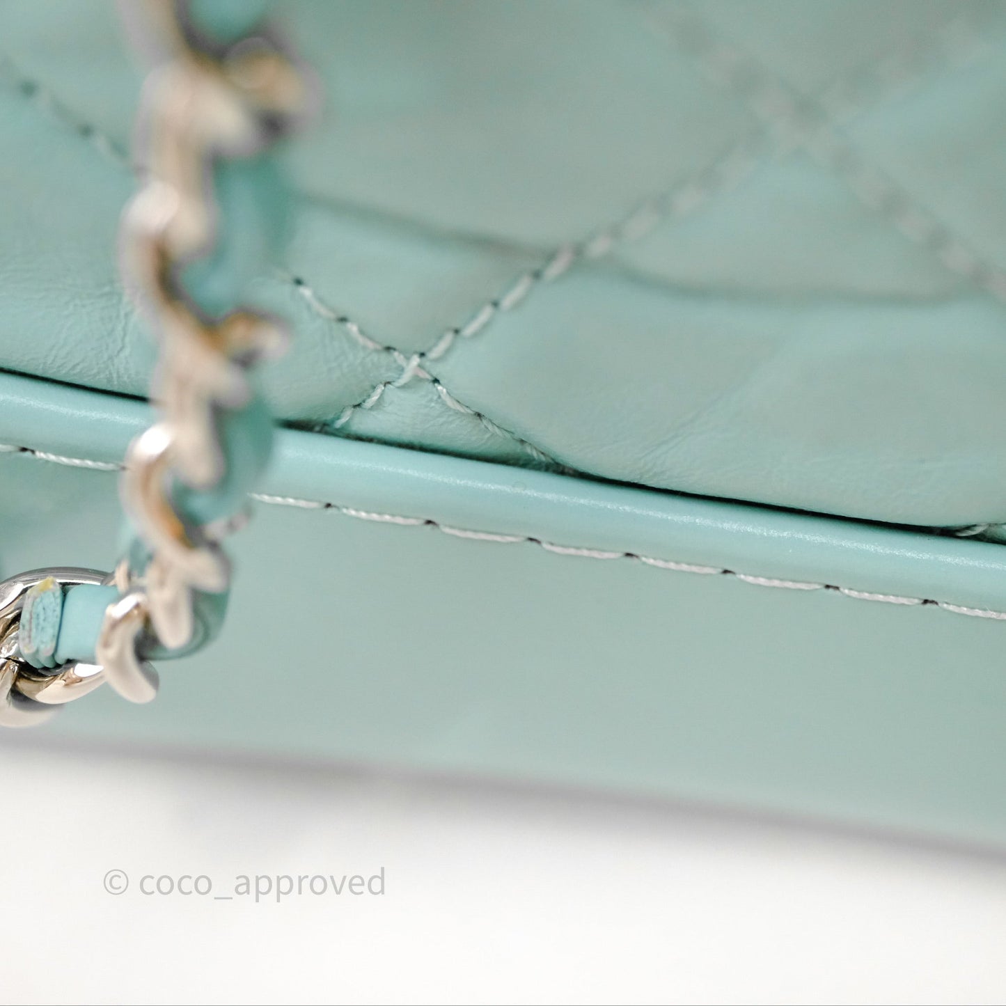 Chanel Small Gabrielle Backpack Tiffany Green Aged Calfskin