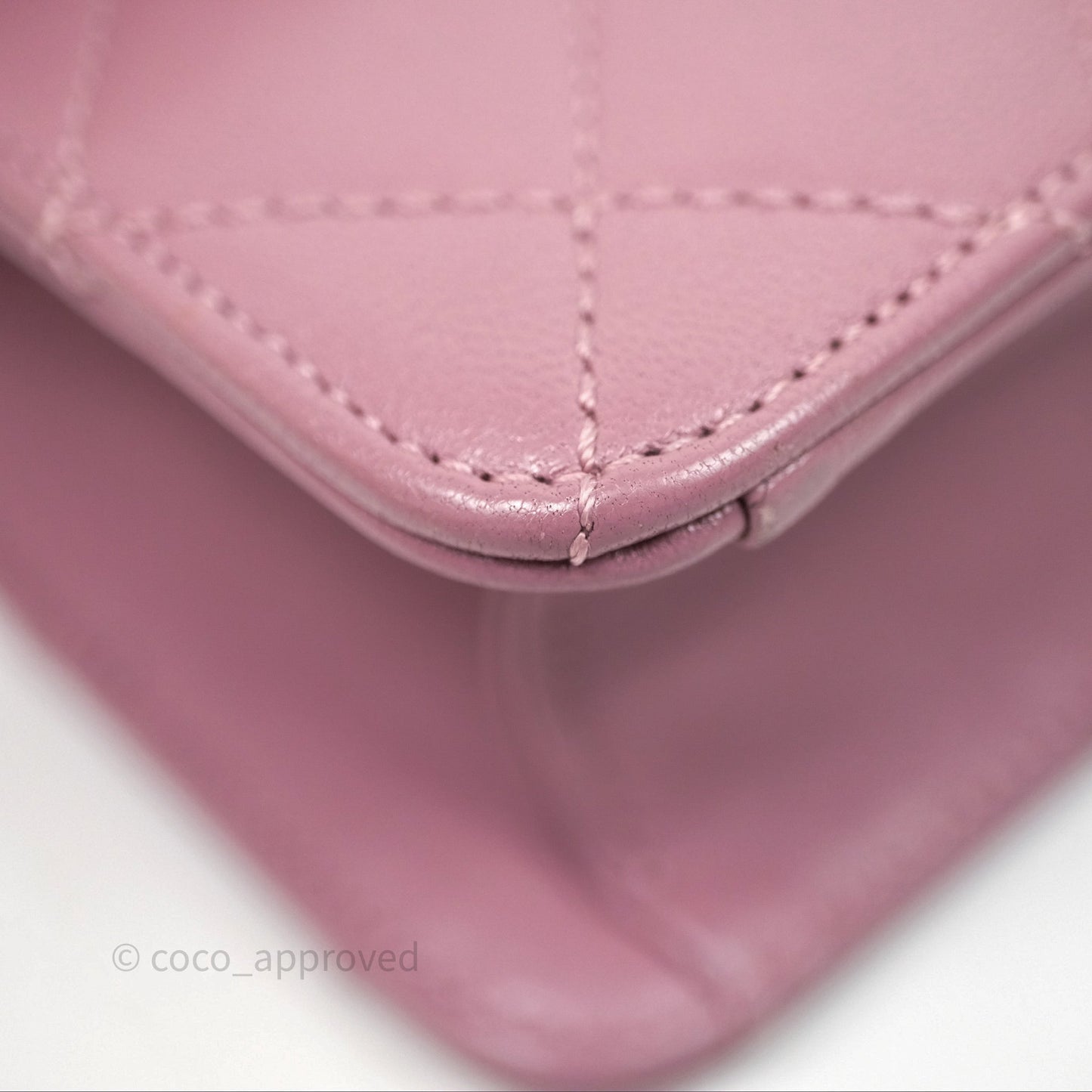 Chanel Beauty Lock Flap Bag Purple Aged Gold Hardware