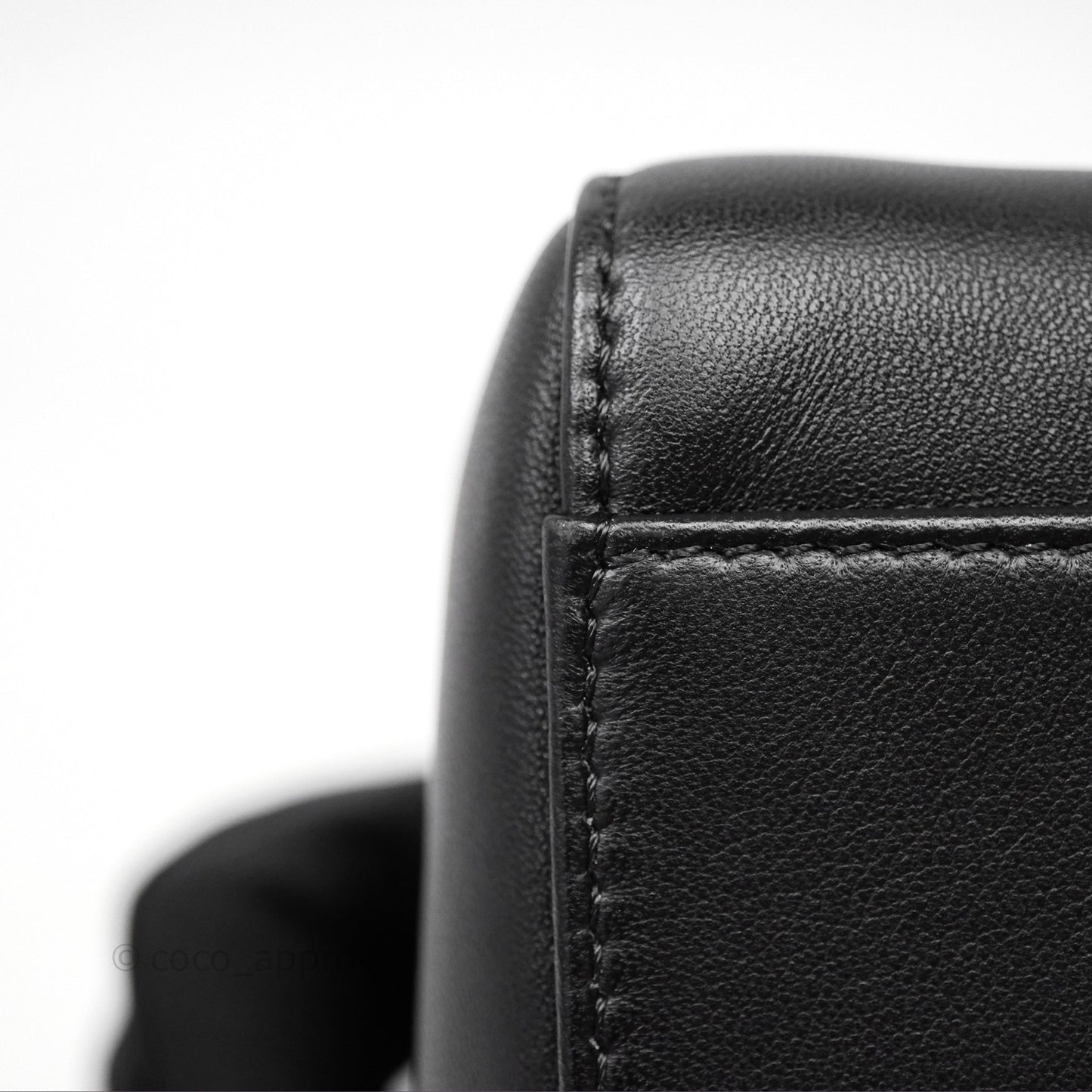Fendi Nappa Mini Peekaboo Bag Black