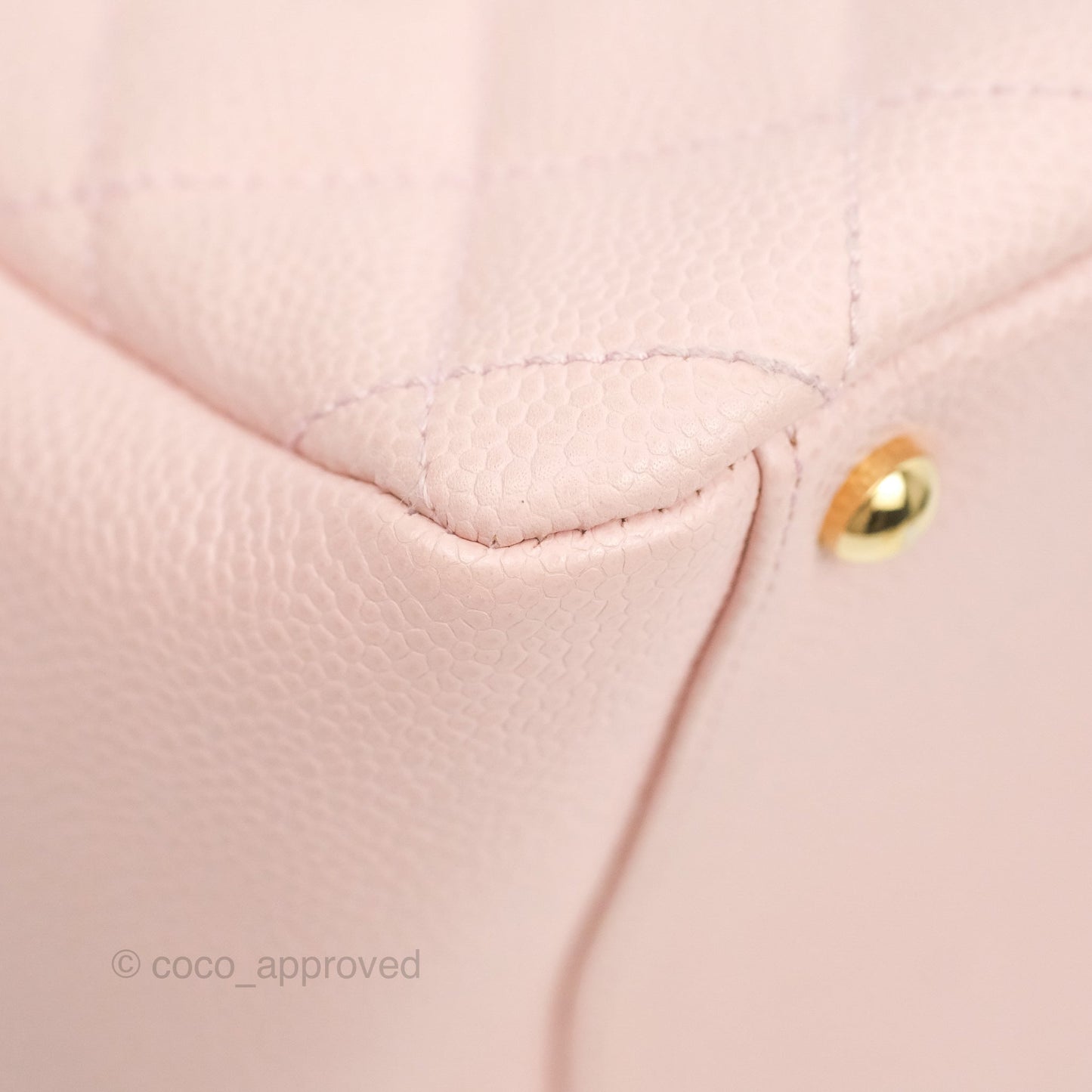 Chanel PTT Petite Timeless Shopping Tote Bag Pink Caviar Gold Hardware