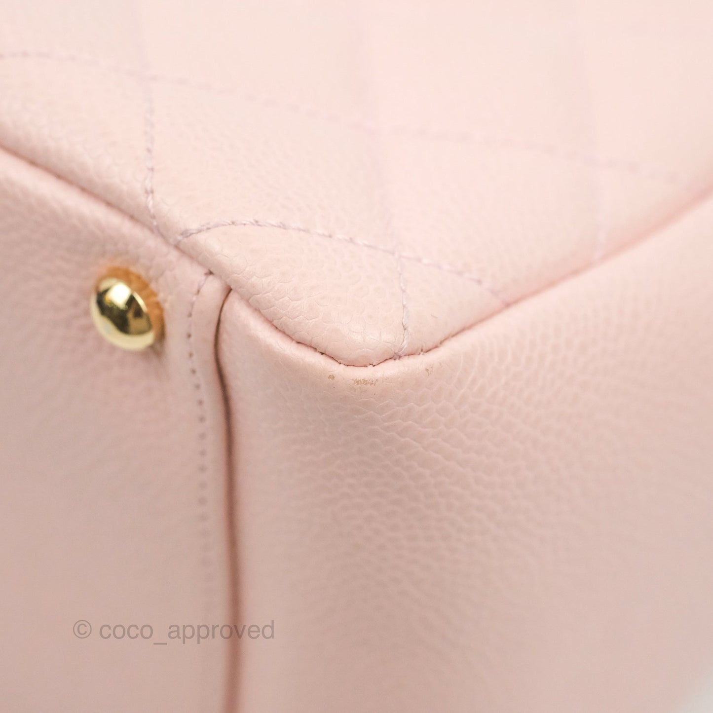 Chanel PTT Petite Timeless Shopping Tote Bag Pink Caviar Gold Hardware