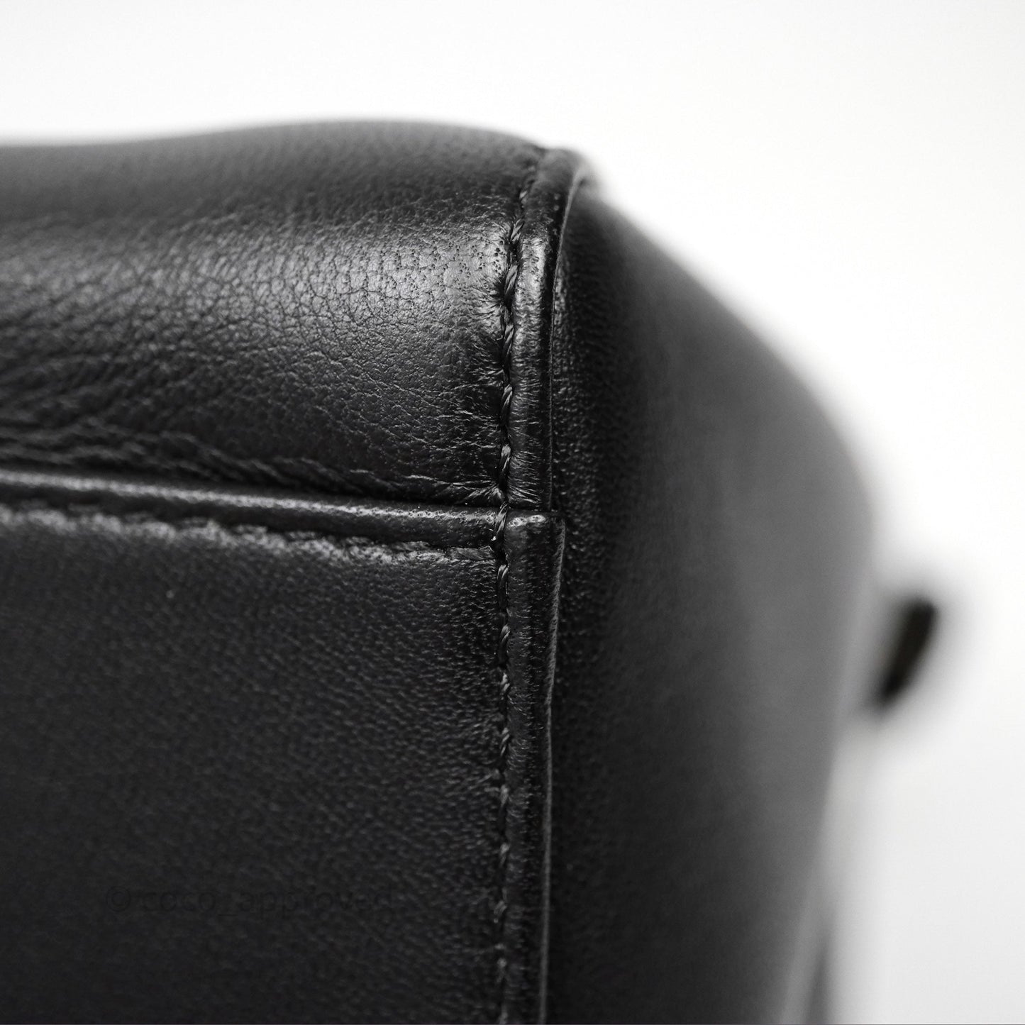 Fendi Nappa Mini Peekaboo Bag Black
