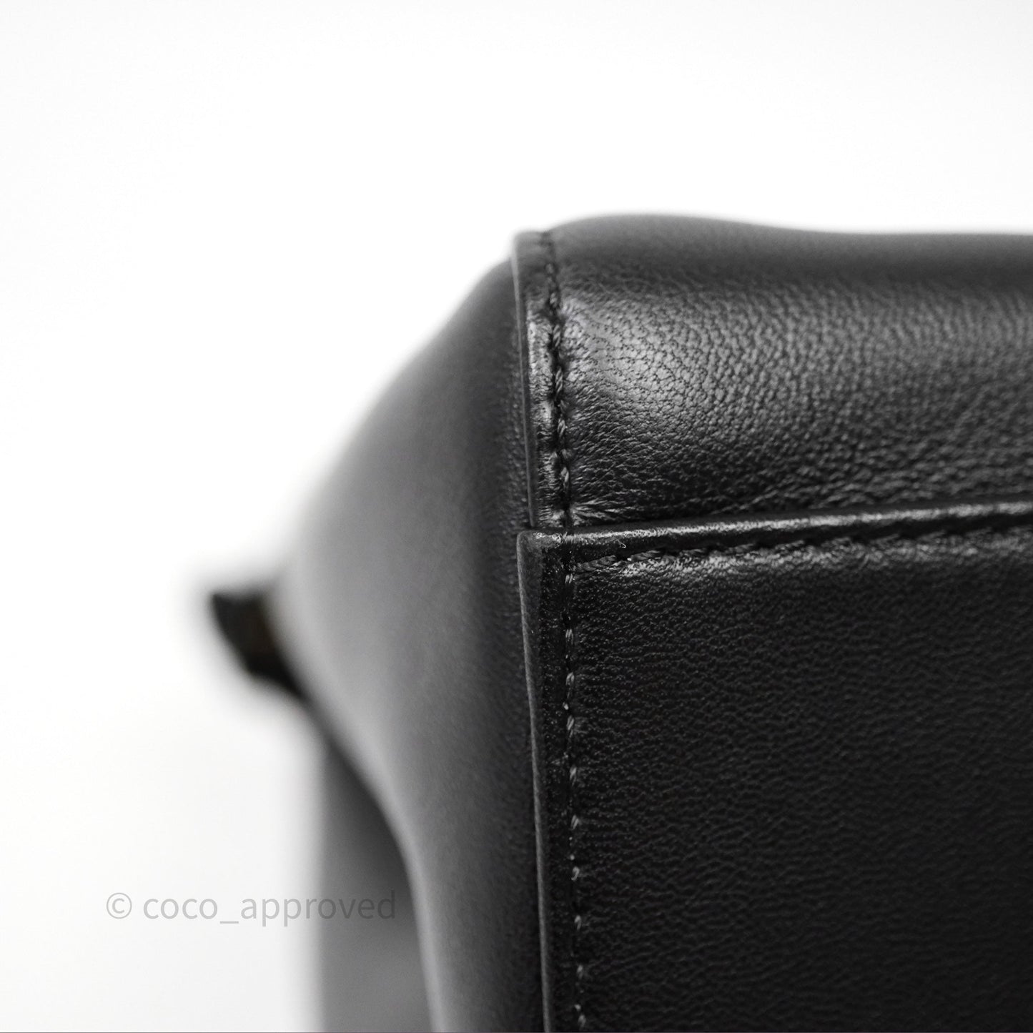 Fendi Nappa Mini Peekaboo Bag Black