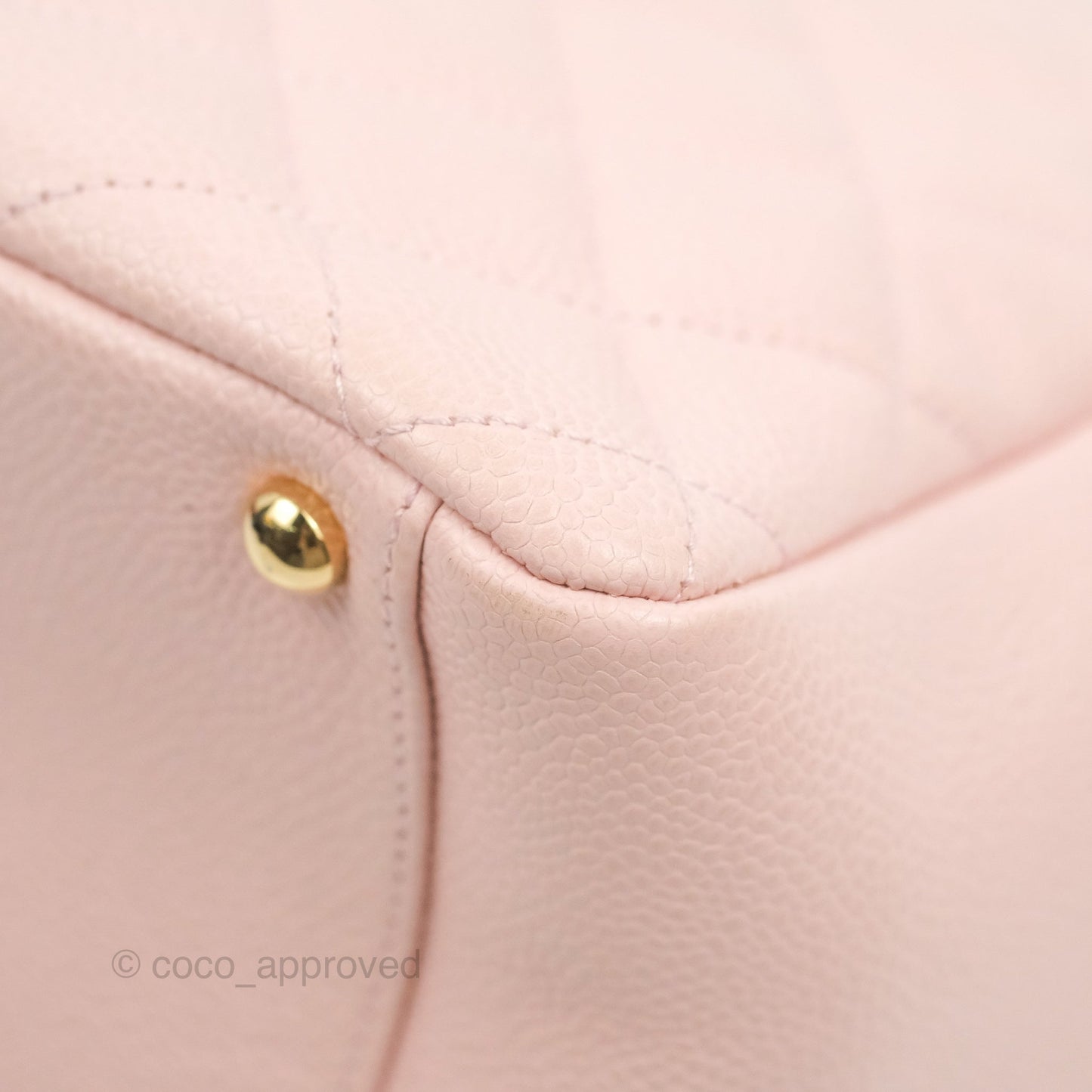 Chanel PTT Petite Timeless Shopping Tote Bag Pink Caviar Gold Hardware