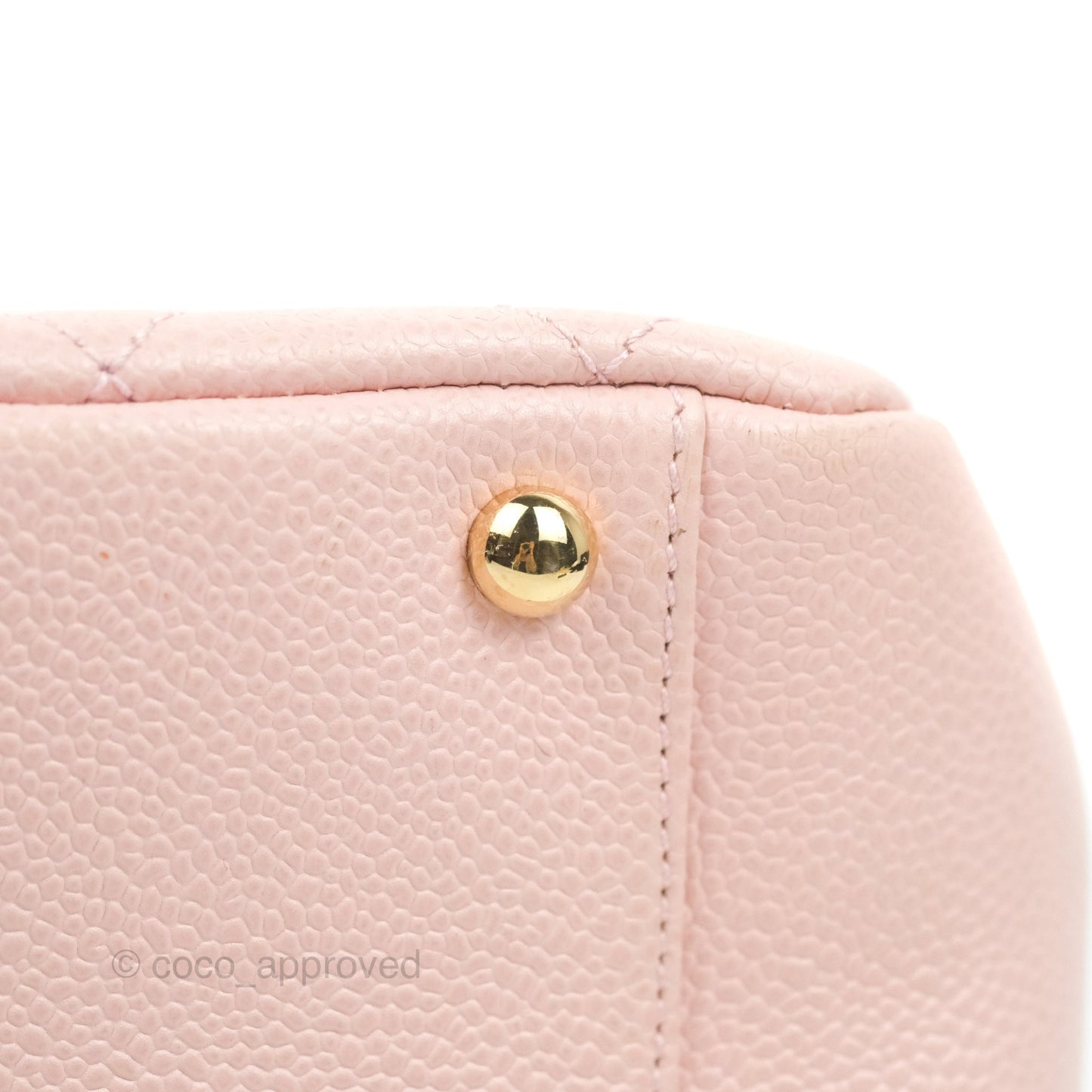 Chanel PTT Petite Timeless Shopping Tote Bag Pink Caviar Gold Hardware