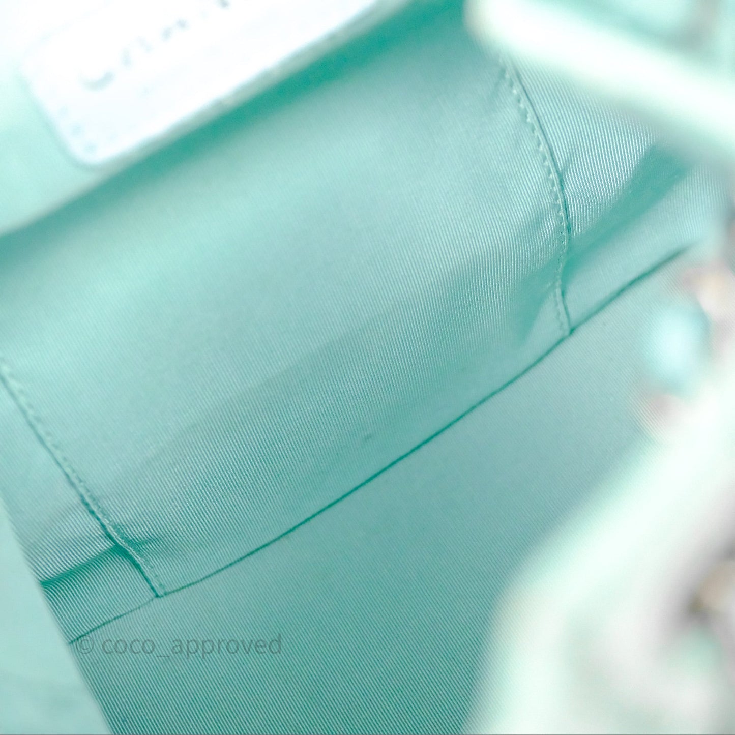 Chanel Small Gabrielle Backpack Tiffany Green Aged Calfskin