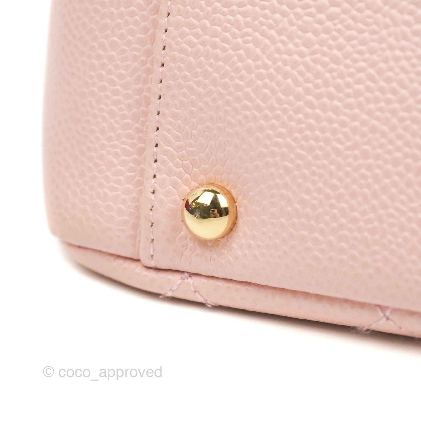 Chanel PTT Petite Timeless Shopping Tote Bag Pink Caviar Gold Hardware