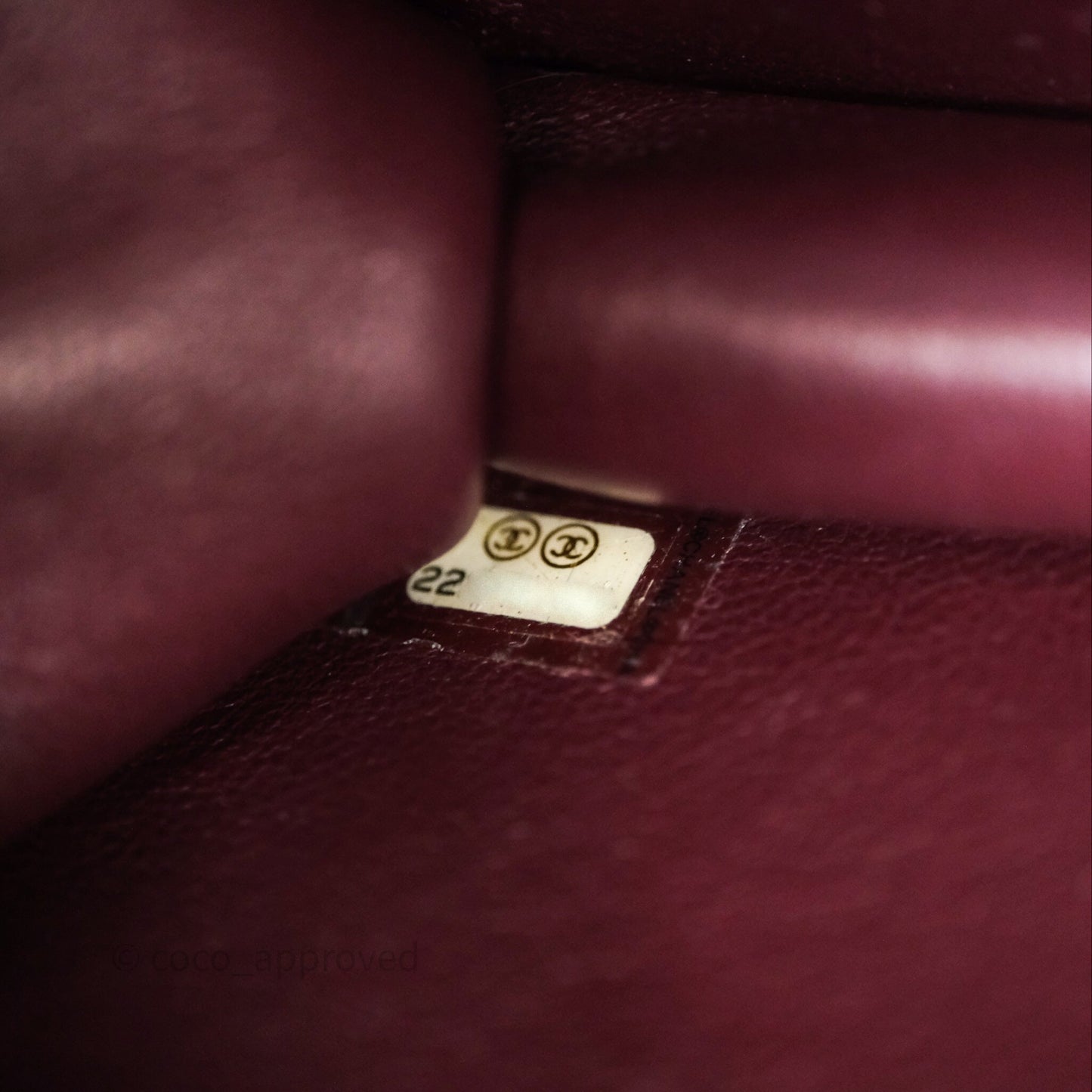 Chanel Beauty Lock Flap Bag Purple Aged Gold Hardware