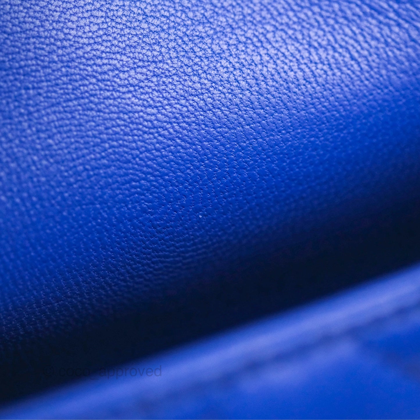 Christian Dior Mini Lady Dior Bag Cannage Lambskin Royal Blue Silver Hardware