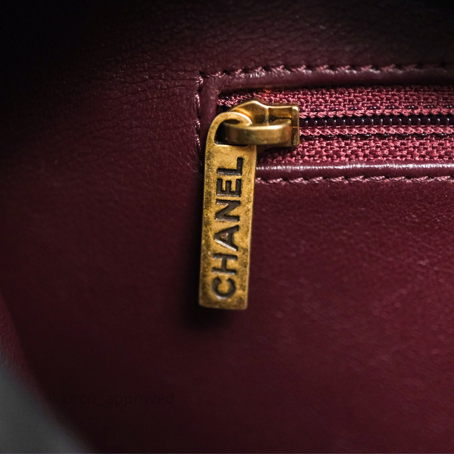 Chanel Beauty Lock Flap Bag Purple Aged Gold Hardware