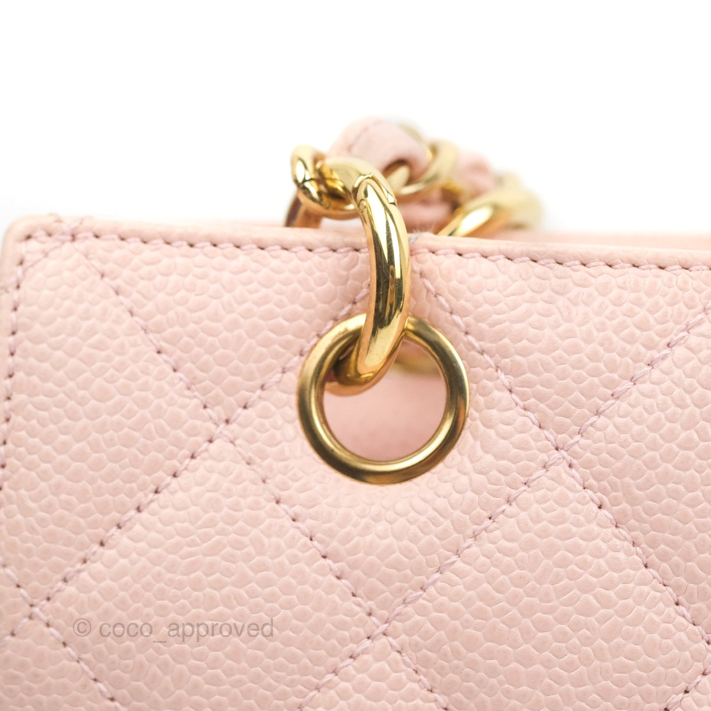 Chanel PTT Petite Timeless Shopping Tote Bag Pink Caviar Gold Hardware