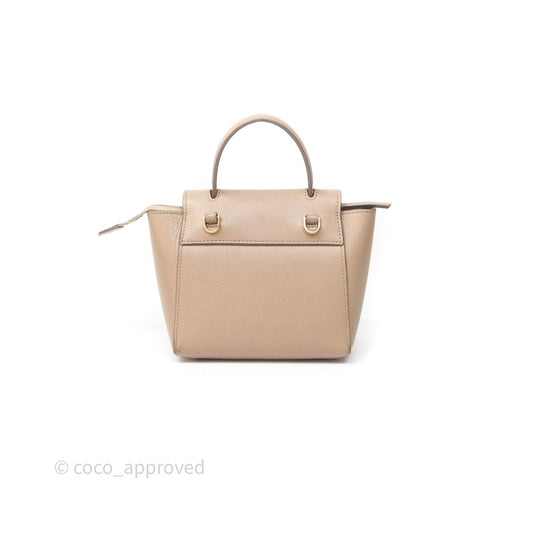 Celine Pico Belt Bag Beige Grained Calfskin Gold Hardware