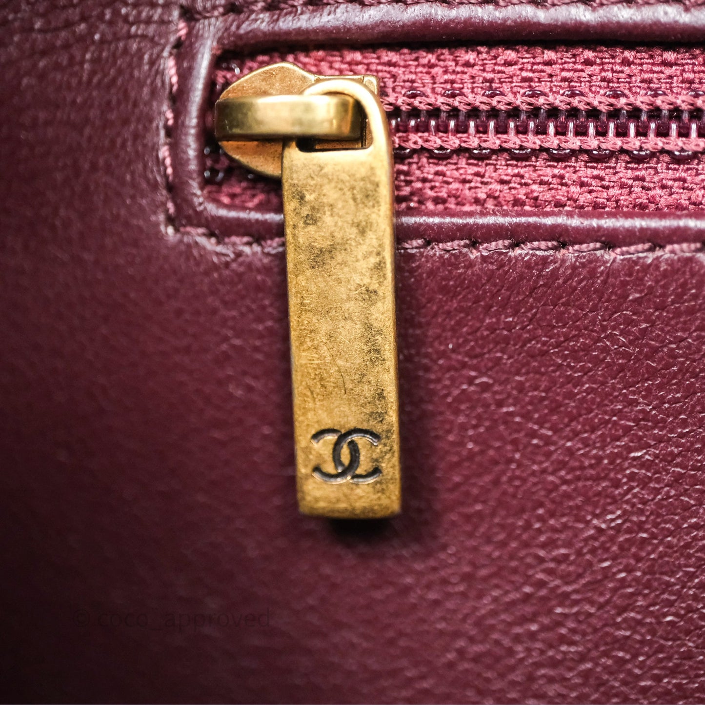 Chanel Beauty Lock Flap Bag Purple Aged Gold Hardware