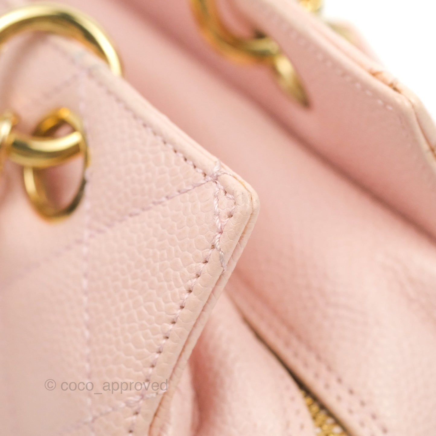 Chanel PTT Petite Timeless Shopping Tote Bag Pink Caviar Gold Hardware