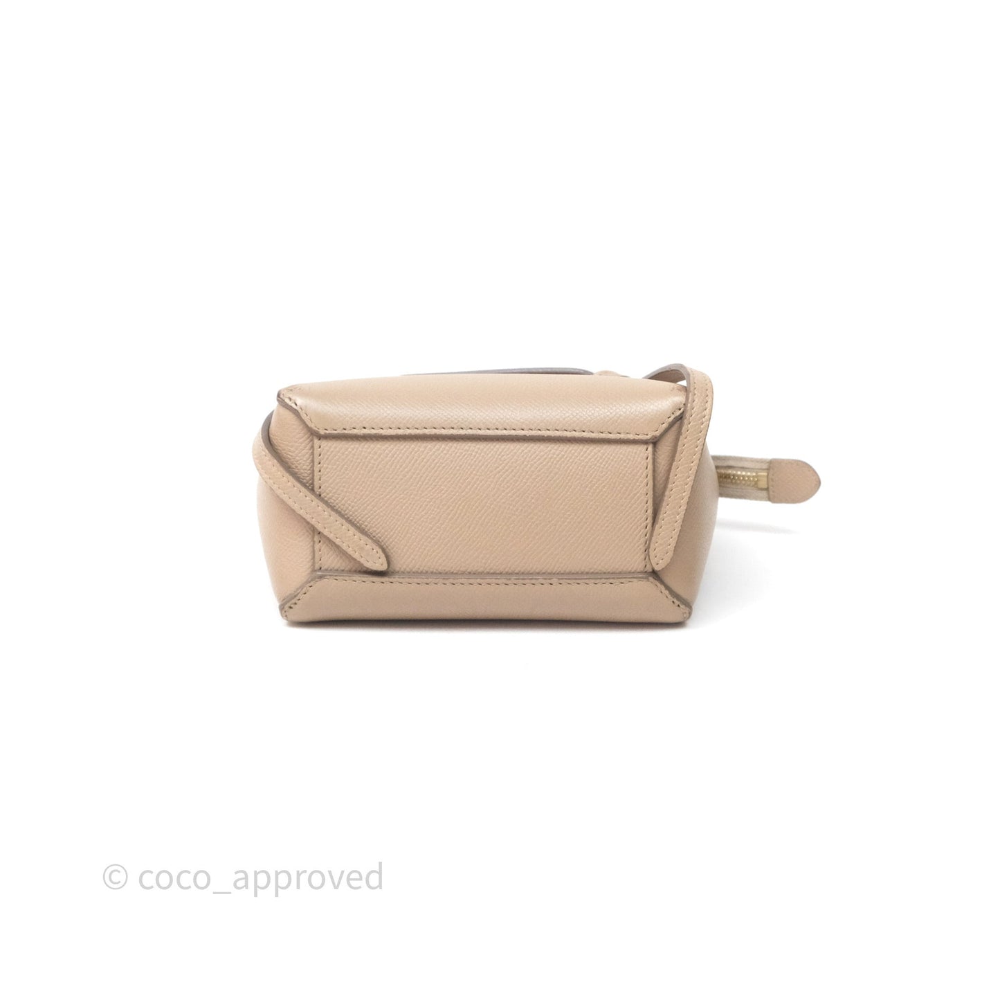 Celine Pico Belt Bag Beige Grained Calfskin Gold Hardware