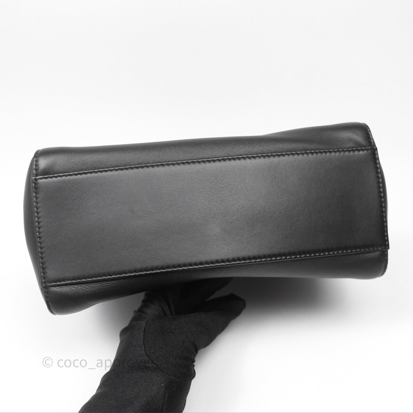 Fendi Nappa Mini Peekaboo Bag Black
