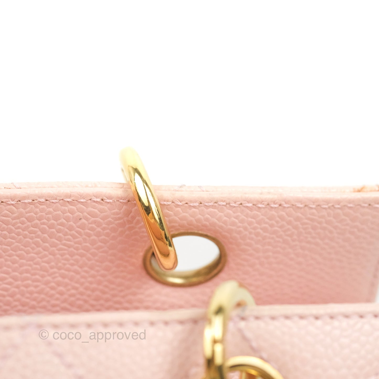 Chanel PTT Petite Timeless Shopping Tote Bag Pink Caviar Gold Hardware