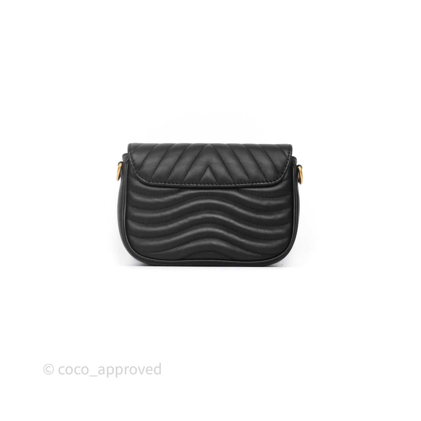 Louis Vuitton Black New Wave Multi Pochette Gold Hardware