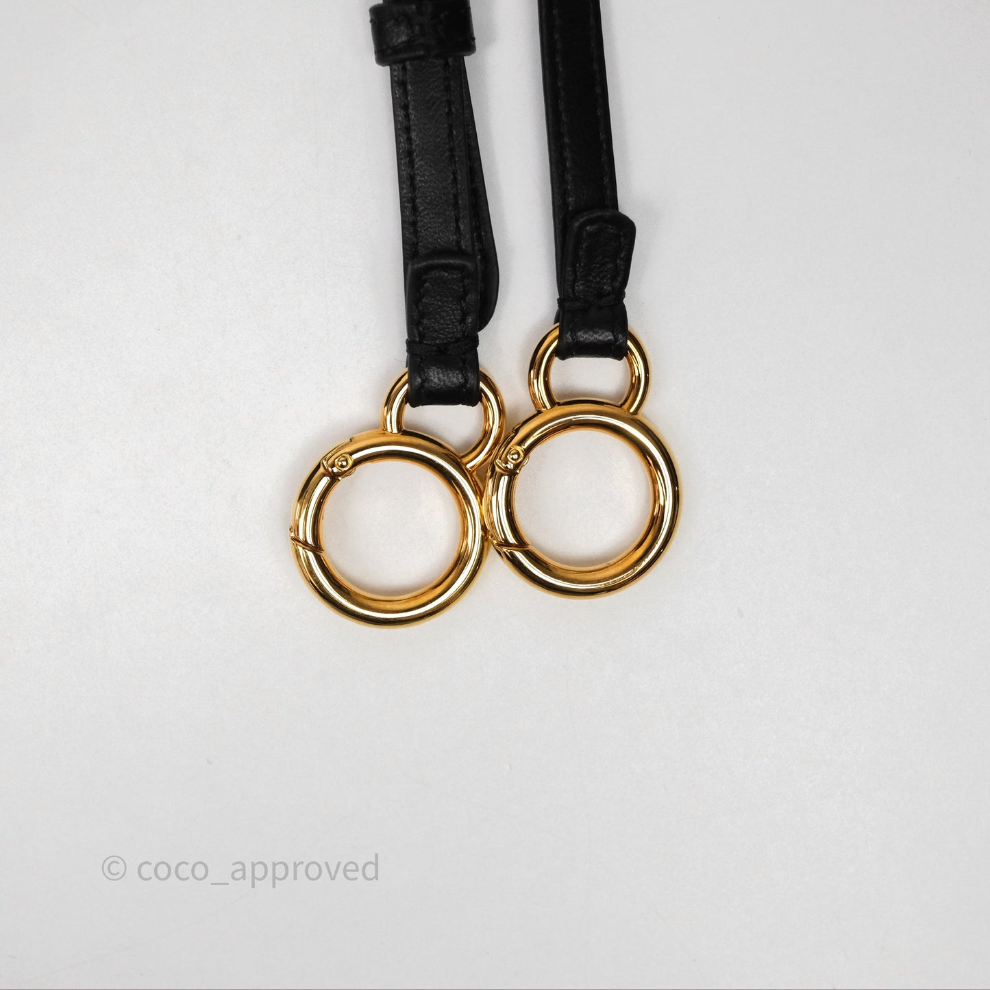 Fendi Nappa Mini Peekaboo Bag Black