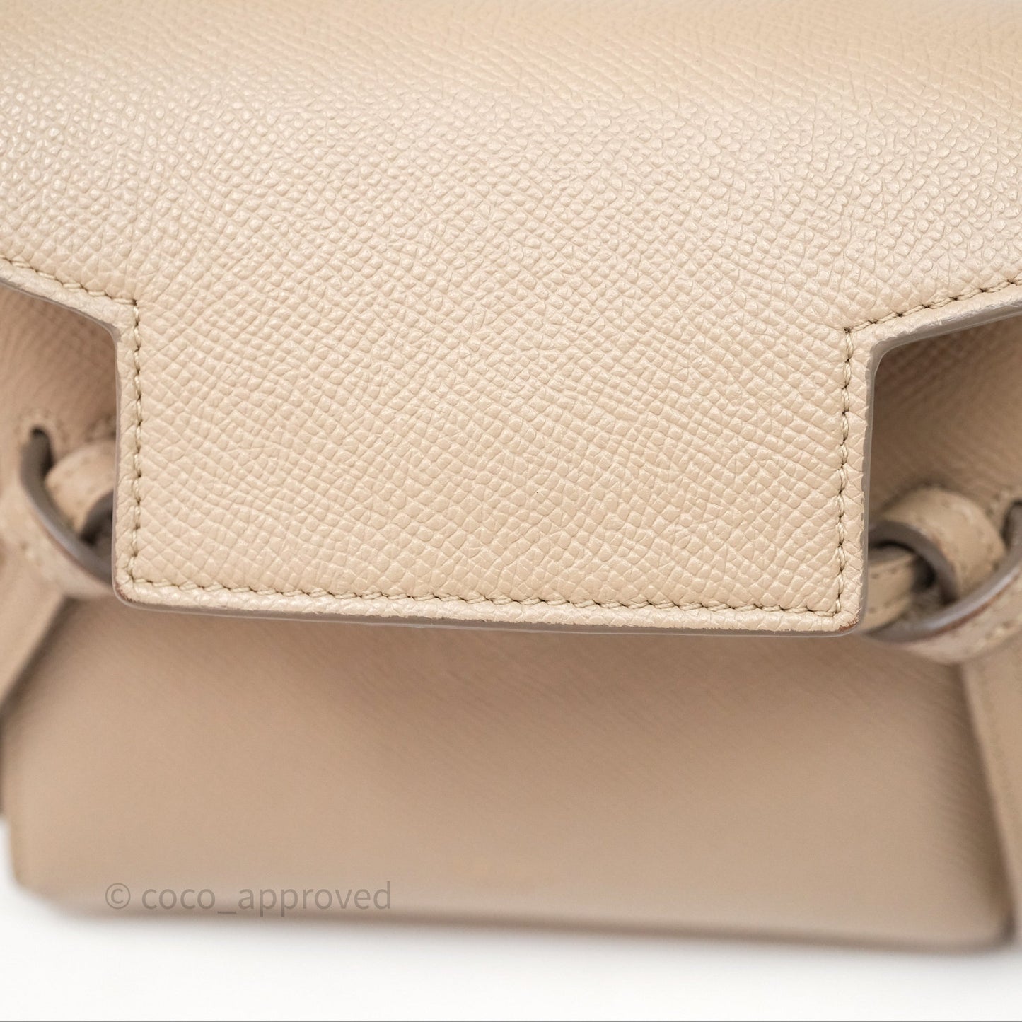 Celine Pico Belt Bag Beige Grained Calfskin Gold Hardware