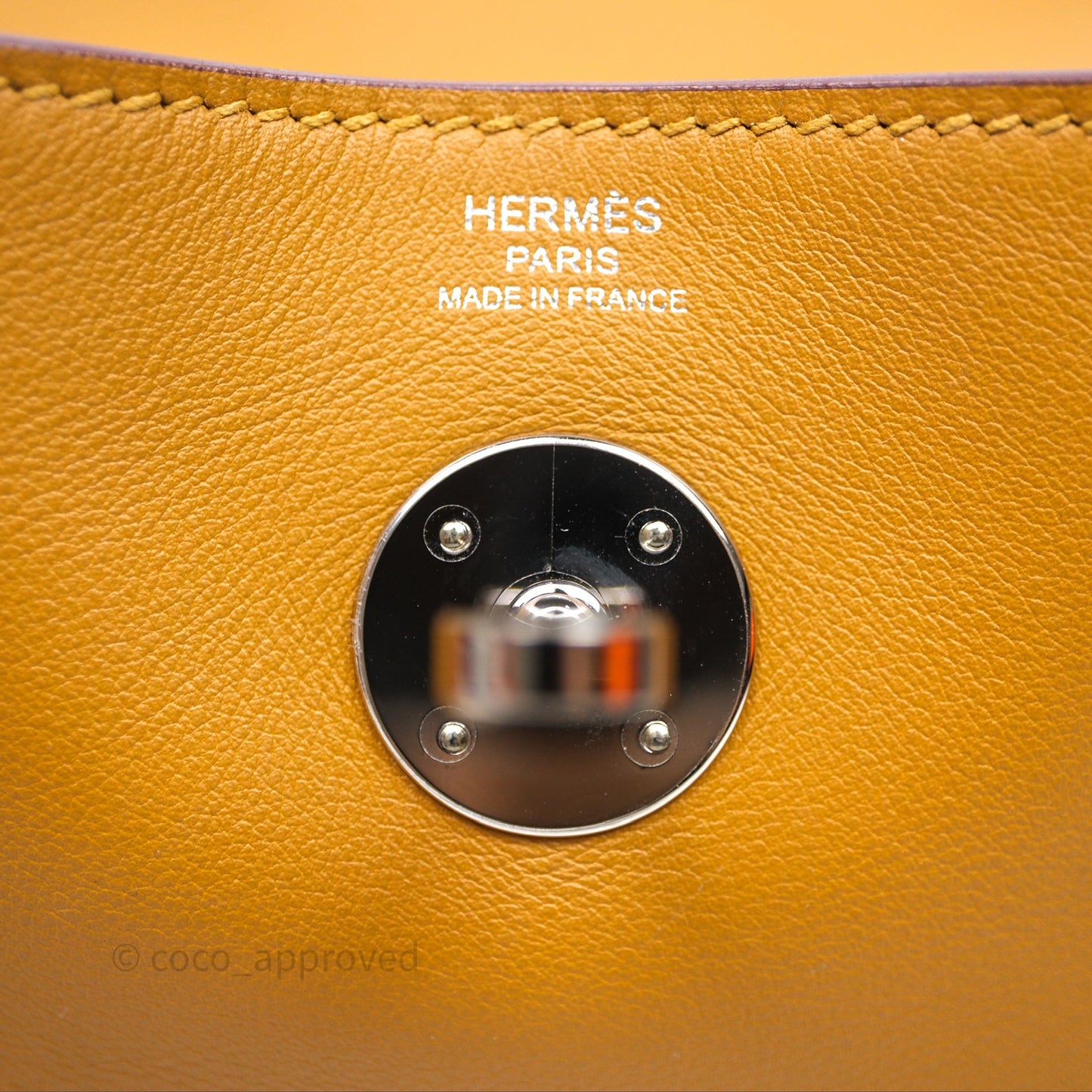 Hermès Lindy 26 Swift Sesame 2S/lime 9R Palladium Hardware