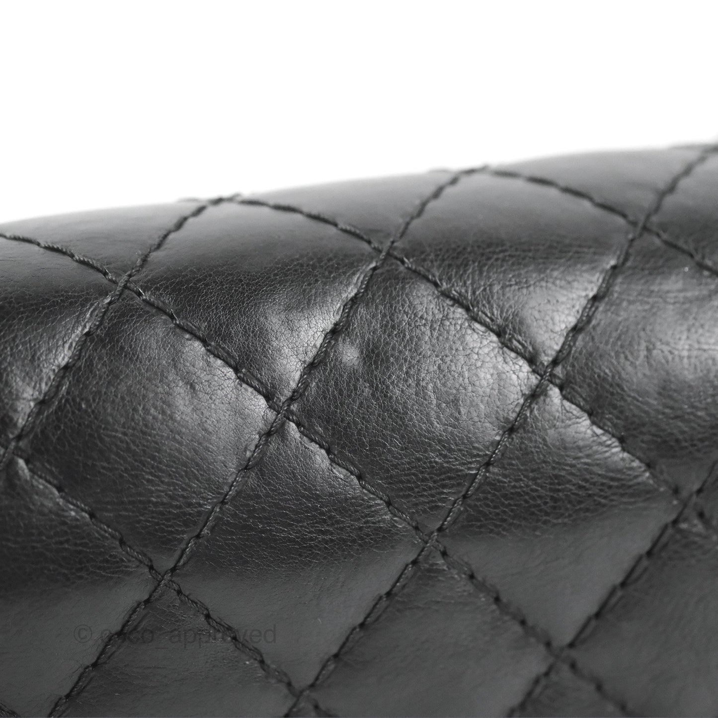 Chanel Quilted New Medium Boy Black Calfskin Ruthenium Hardware