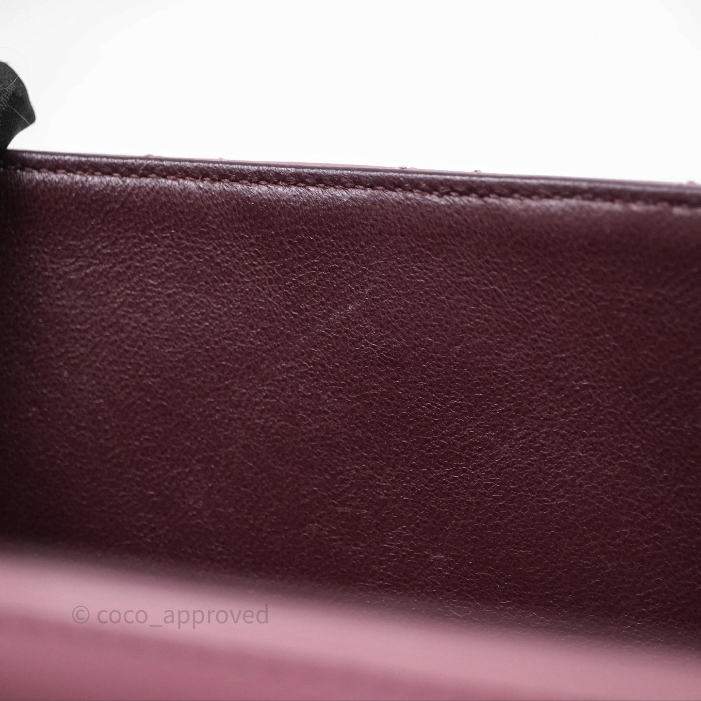 Chanel Beauty Lock Flap Bag Purple Aged Gold Hardware