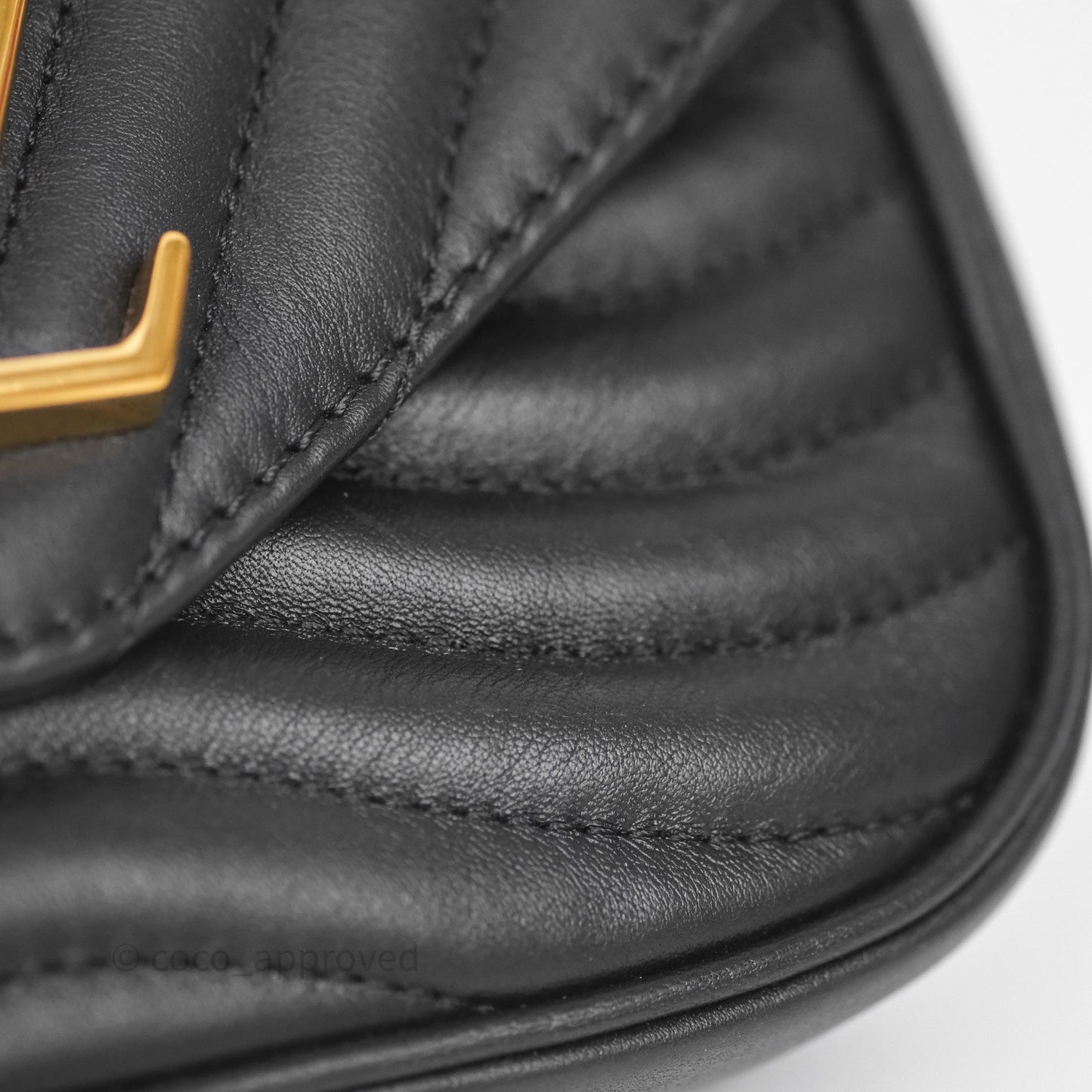 Louis Vuitton Black New Wave Multi Pochette Gold Hardware
