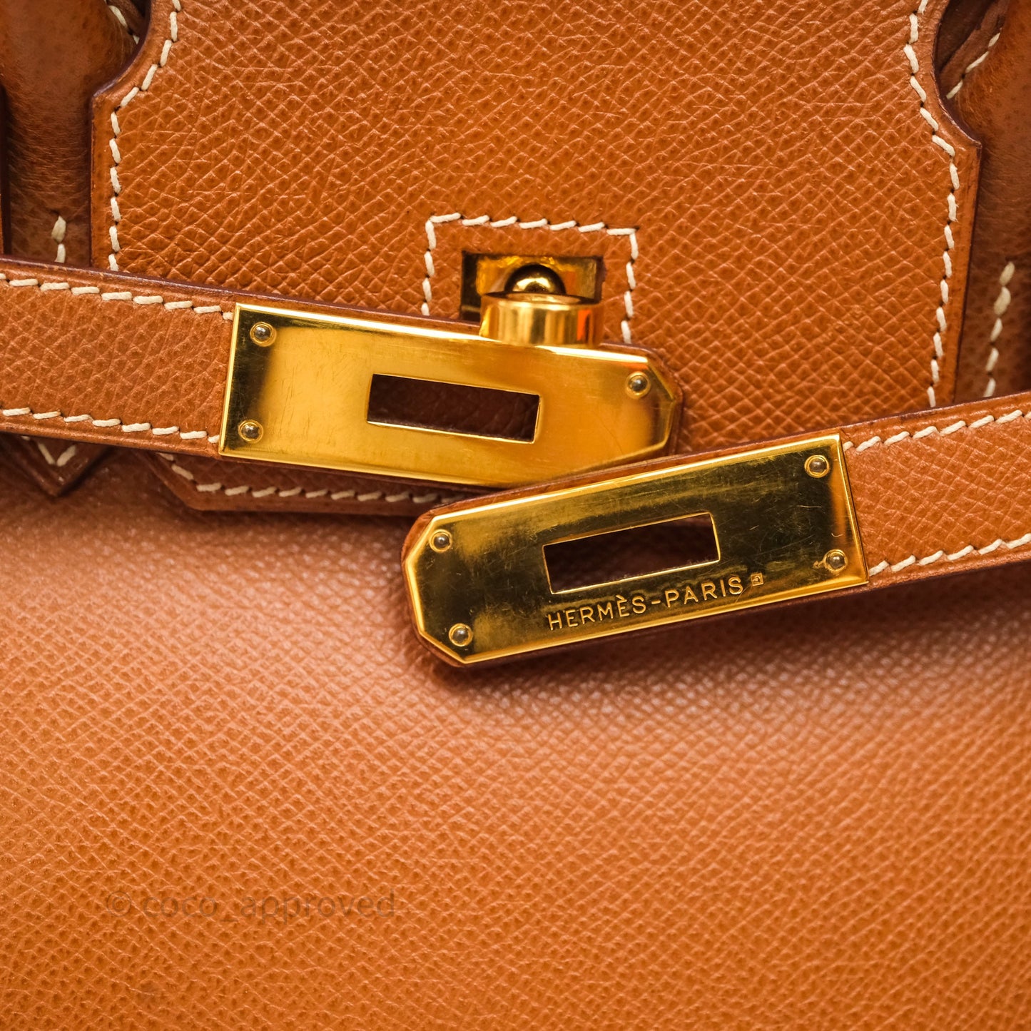 Hermès Birkin 30 Gold 37 Epsom Gold Hardware