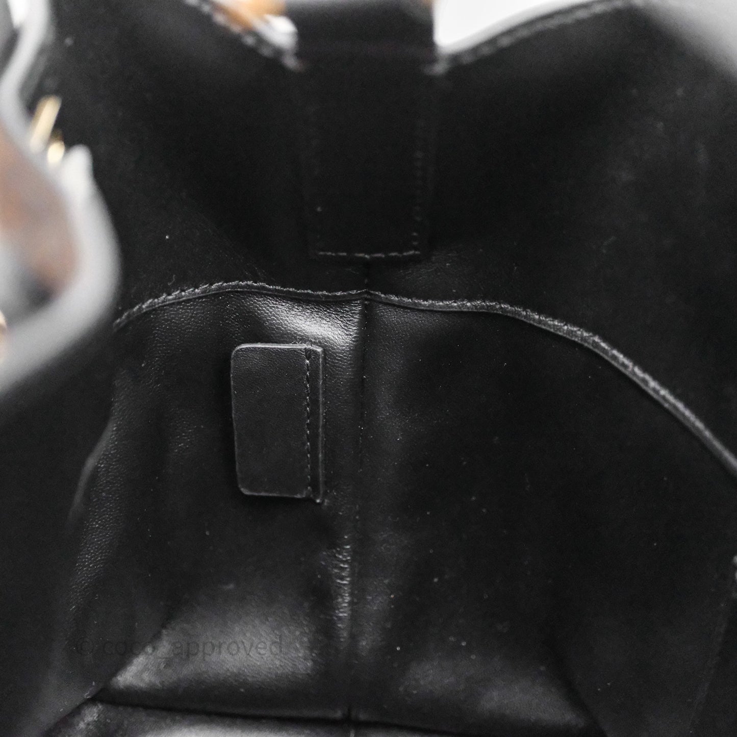 Christian Dior Small Toujours Vertical Tote Bag Black Macrocannage Calfskin Gold Hardware