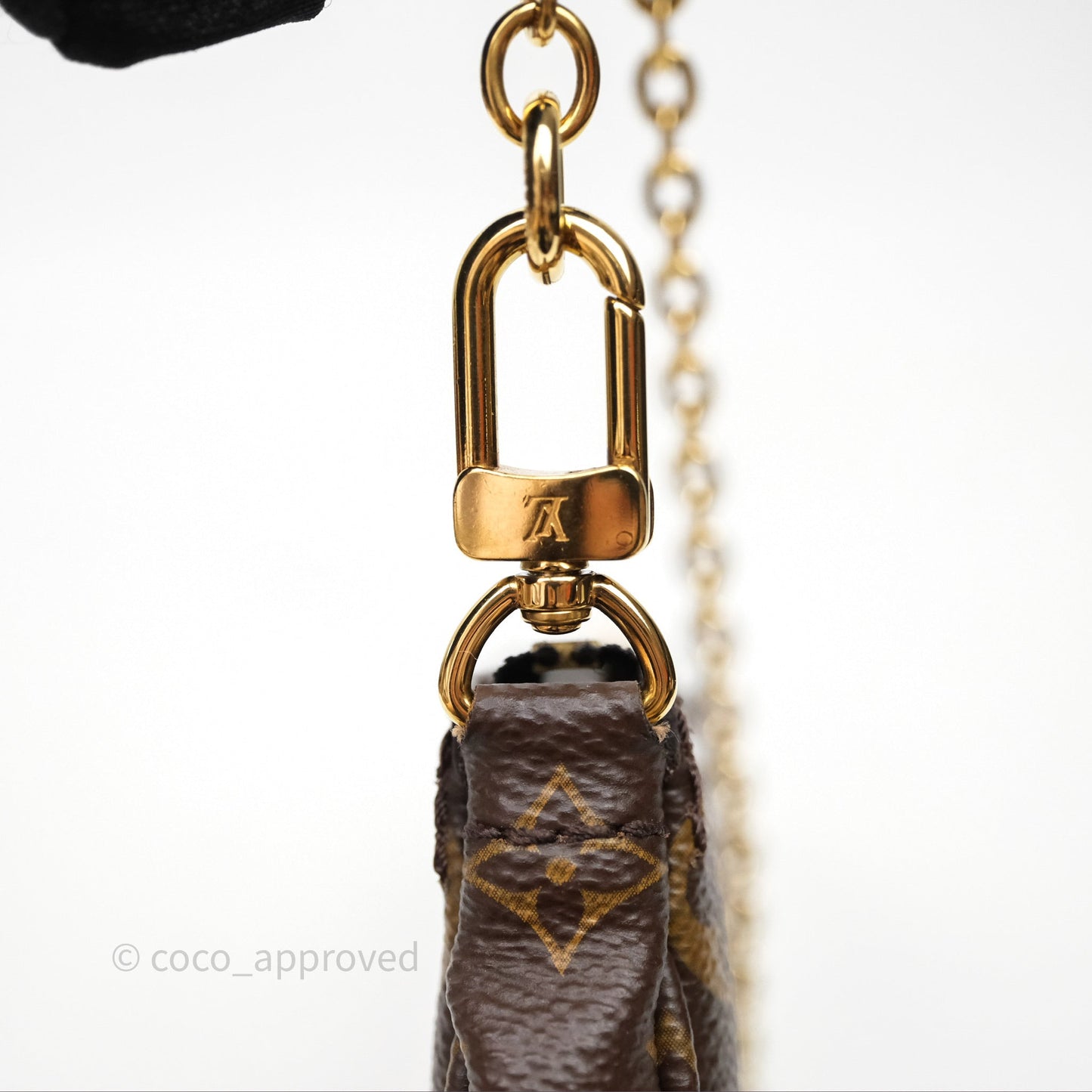 Louis Vuitton Multi Pochette Accessories Pink Monogram Canvas