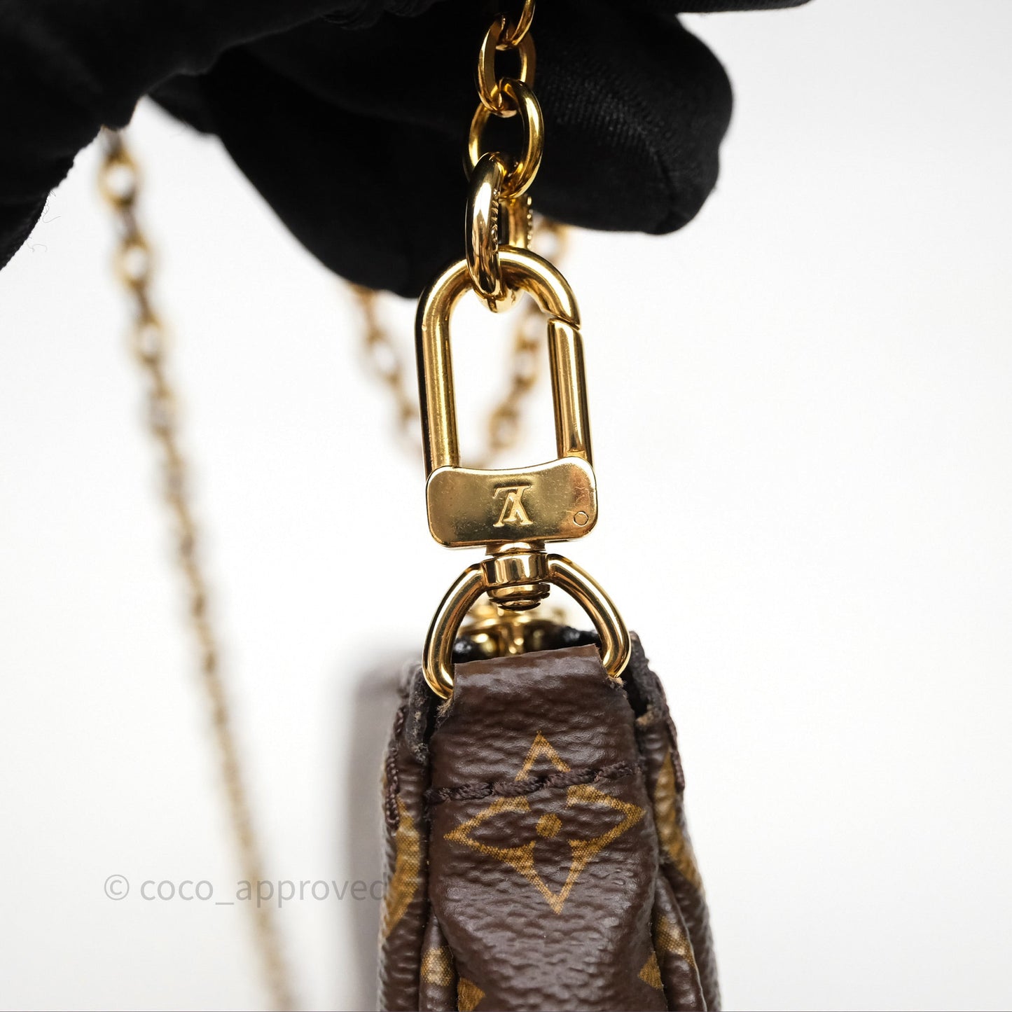 Louis Vuitton Multi Pochette Accessories Pink Monogram Canvas