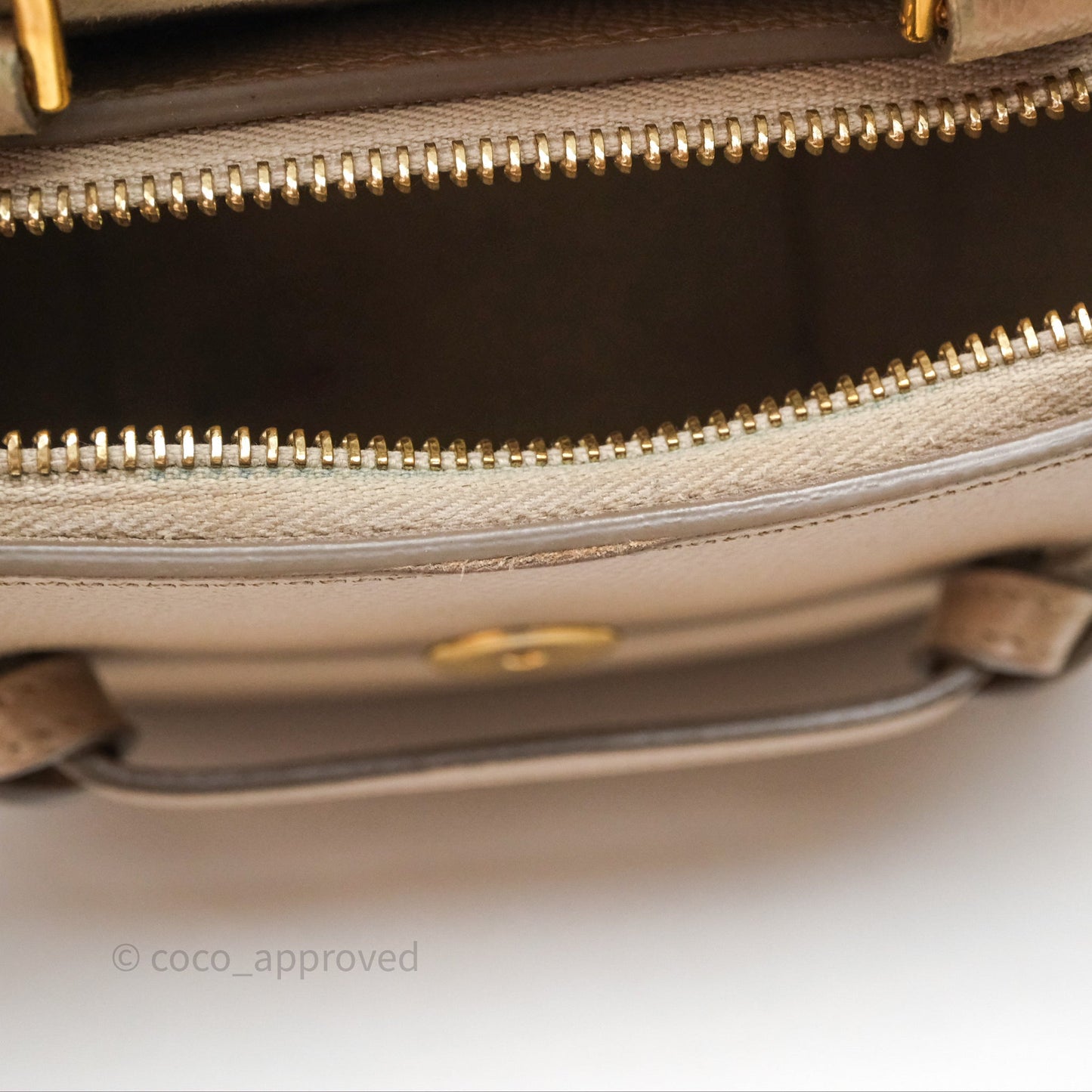 Celine Pico Belt Bag Beige Grained Calfskin Gold Hardware