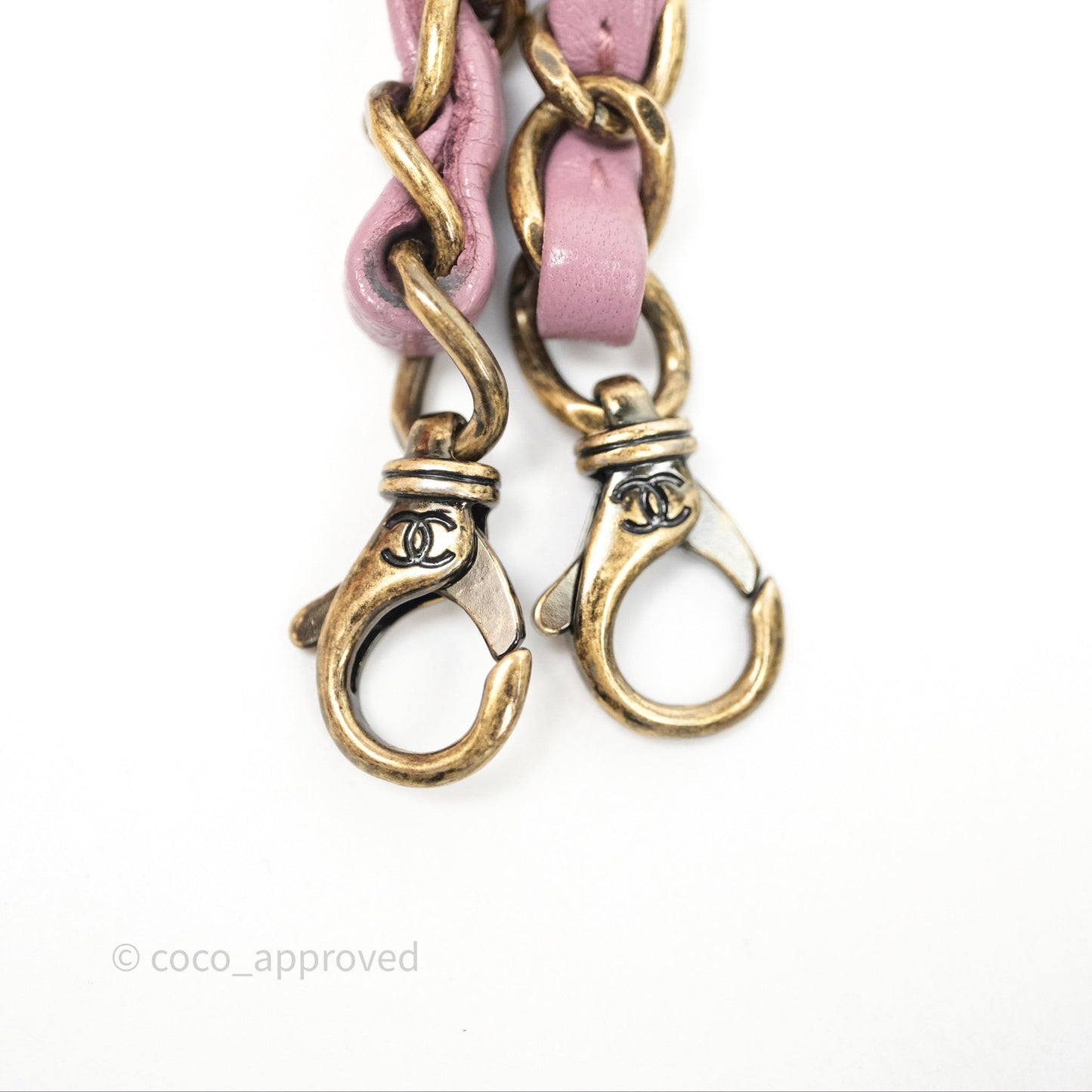 Chanel Beauty Lock Flap Bag Purple Aged Gold Hardware