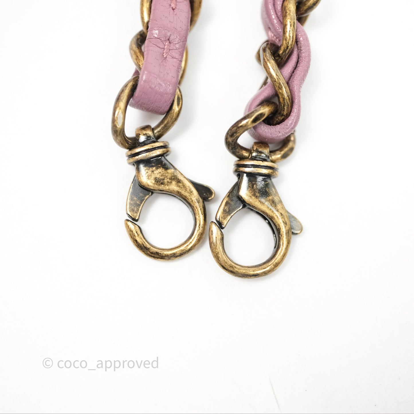 Chanel Beauty Lock Flap Bag Purple Aged Gold Hardware