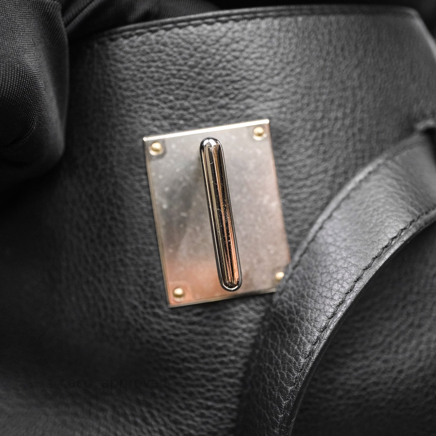 Hermès Kelly Voyage 50 Noir 89 Novillo Palladium Hardware
