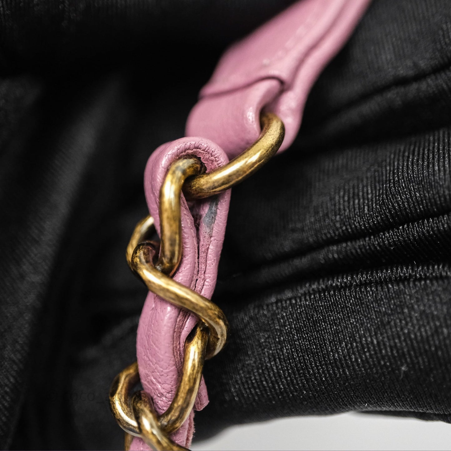 Chanel Beauty Lock Flap Bag Purple Aged Gold Hardware