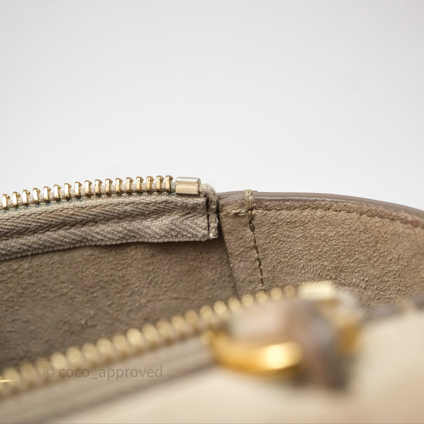 Celine Pico Belt Bag Beige Grained Calfskin Gold Hardware