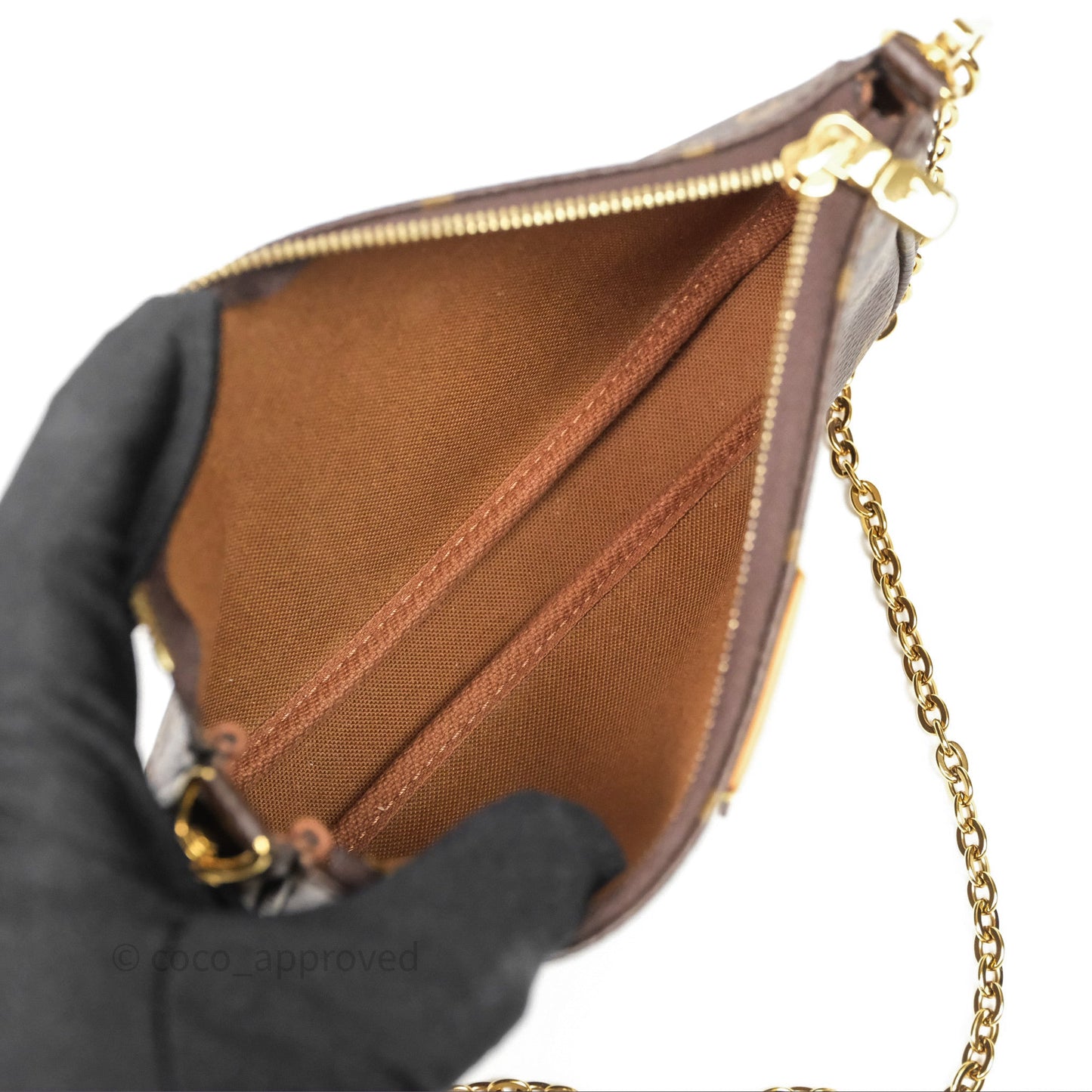 Louis Vuitton Multi Pochette Accessories Pink Monogram Canvas