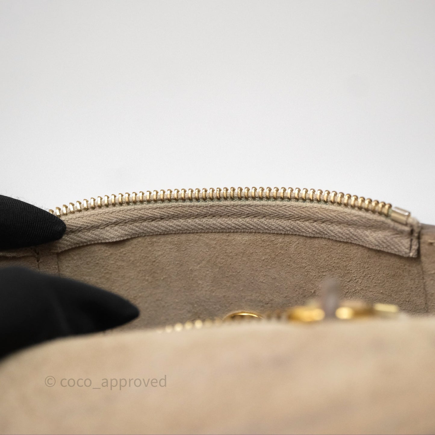 Celine Pico Belt Bag Beige Grained Calfskin Gold Hardware