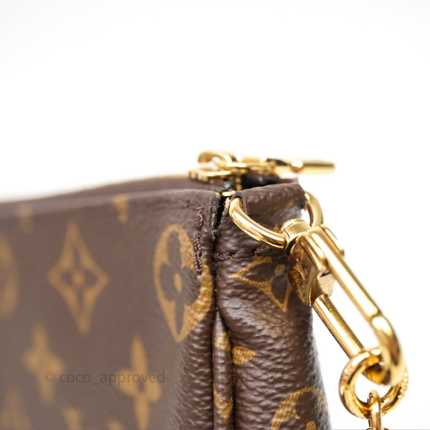 Louis Vuitton Multi Pochette Accessories Pink Monogram Canvas