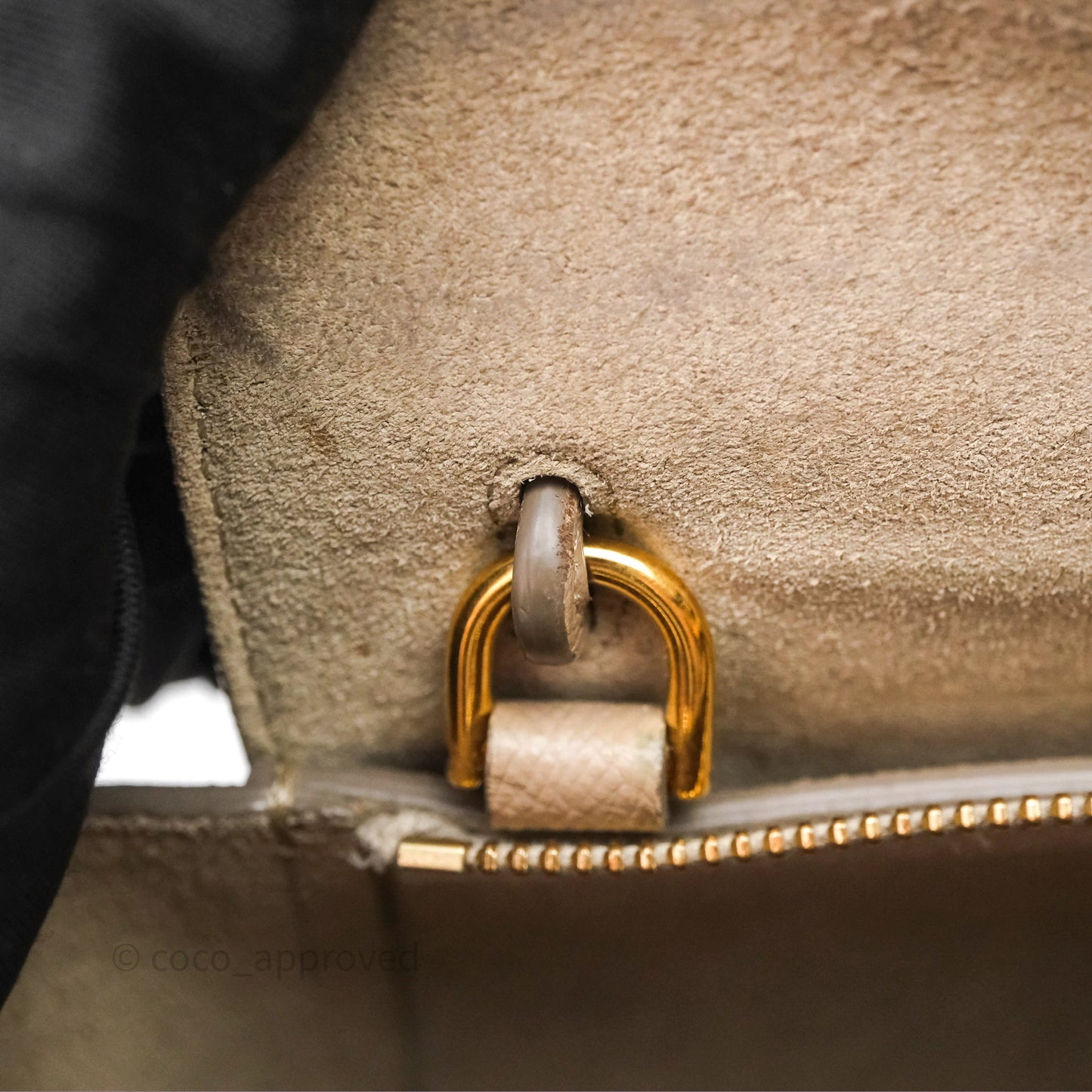 Celine Pico Belt Bag Beige Grained Calfskin Gold Hardware