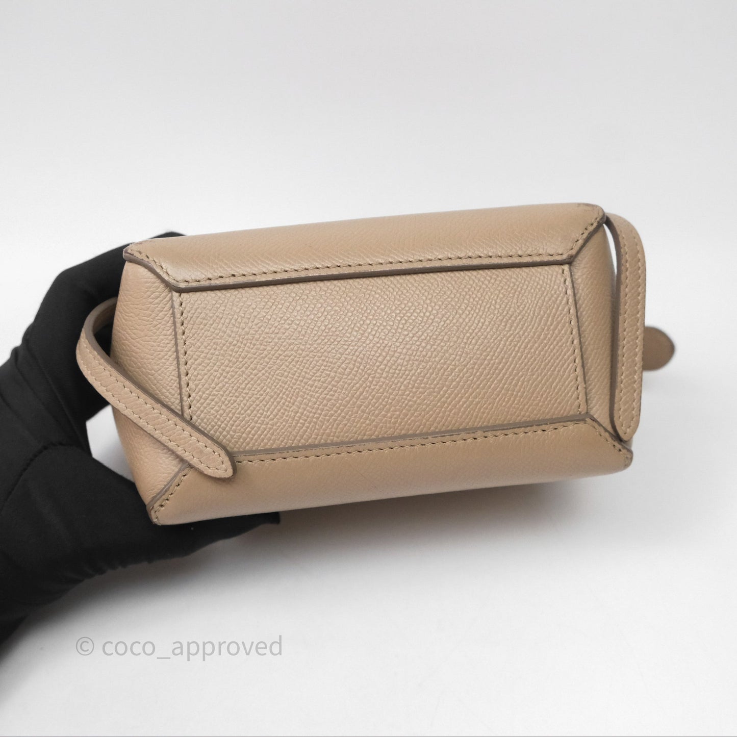 Celine Pico Belt Bag Beige Grained Calfskin Gold Hardware