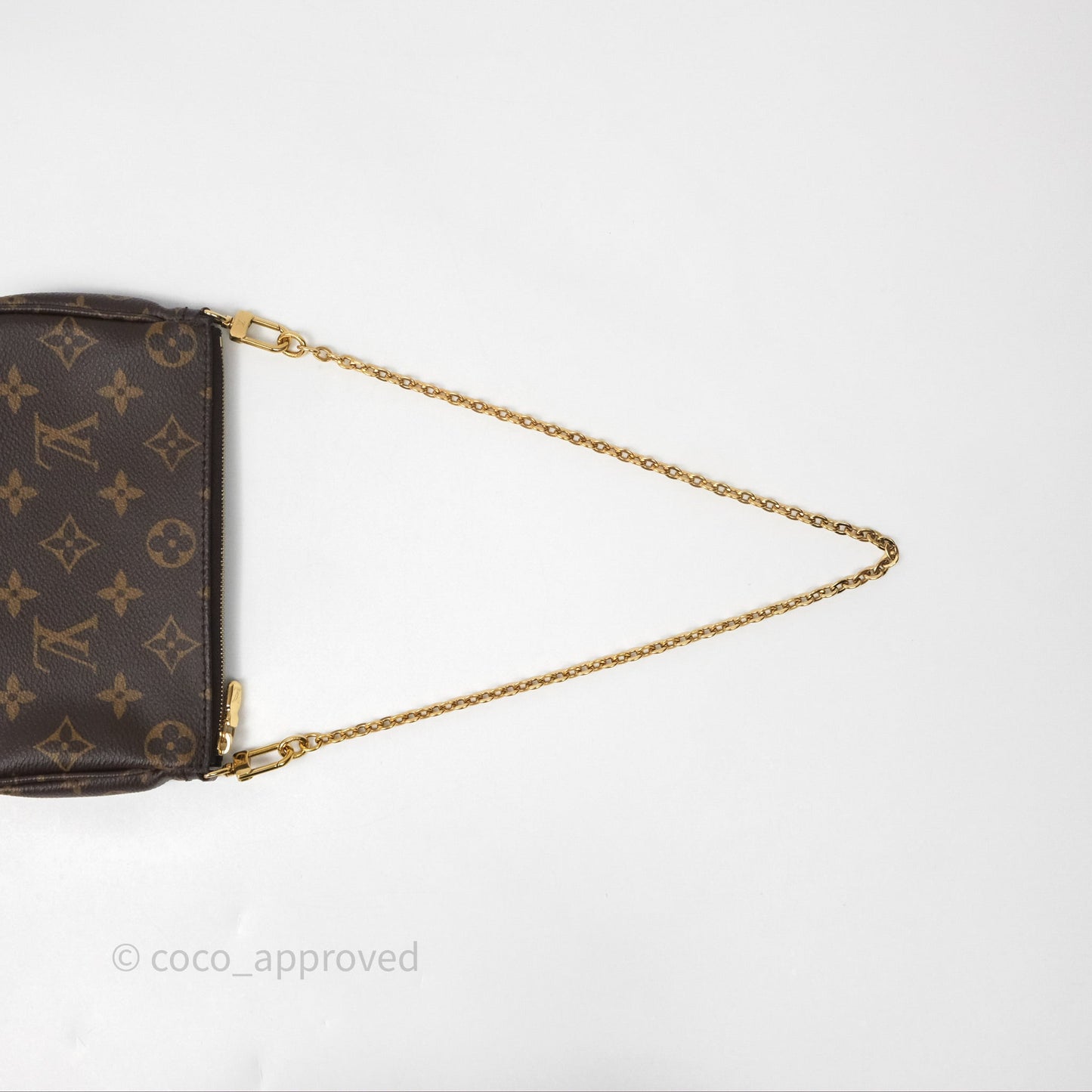 Louis Vuitton Multi Pochette Accessories Pink Monogram Canvas