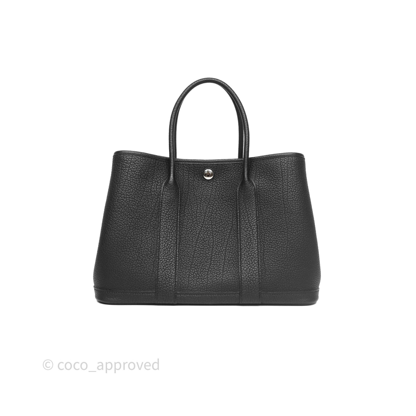 Hermès Garden Party 30 Black Noir 89 Negonda