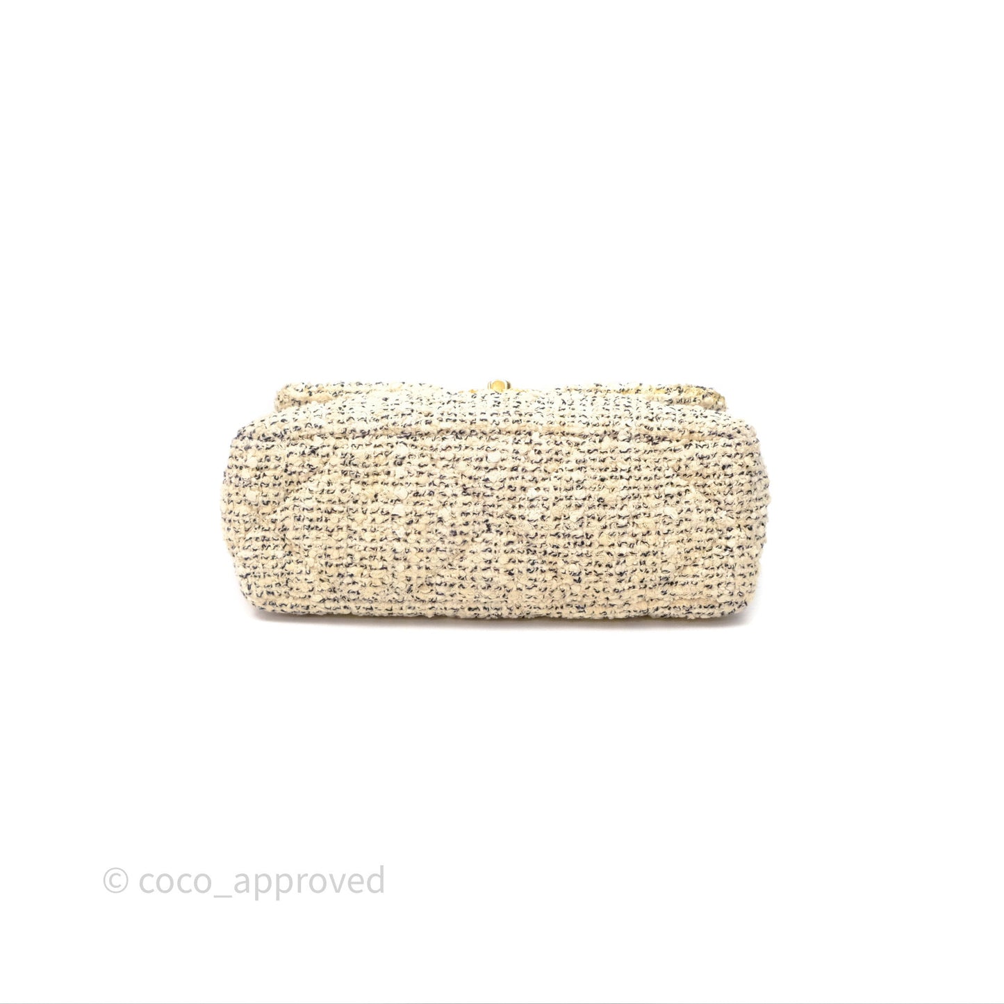 Chanel 19 Small Tweed Oreo Cream Mixed Hardware