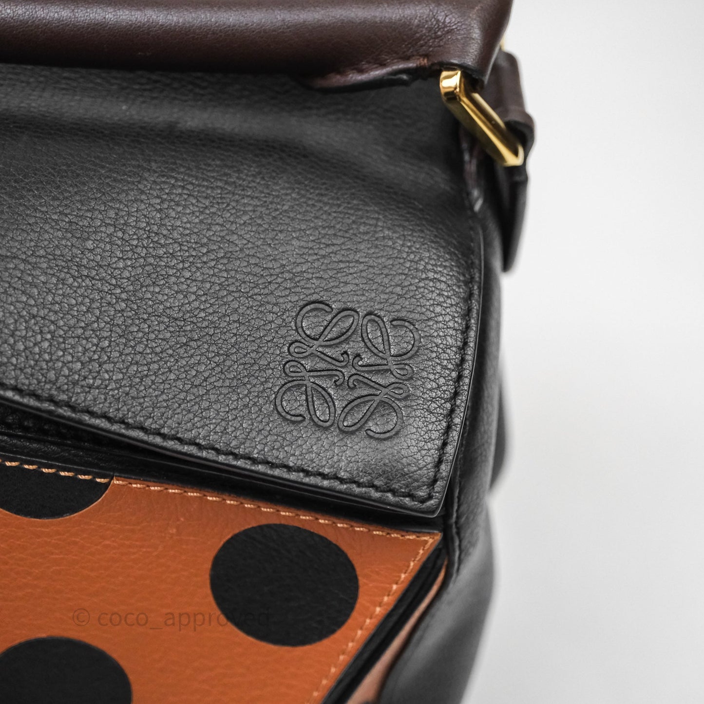 Loewe Medium Polka Dot Puzzle Bag Calfskin