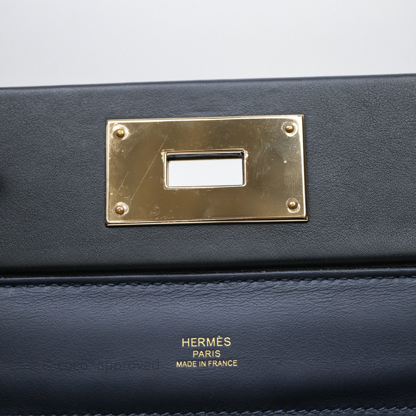 Hermès 24/24 21 Mini Multico Veau Evercolor/ Swift Blnuit/ Caban/ Noir/ Blfrance Gold Hardware